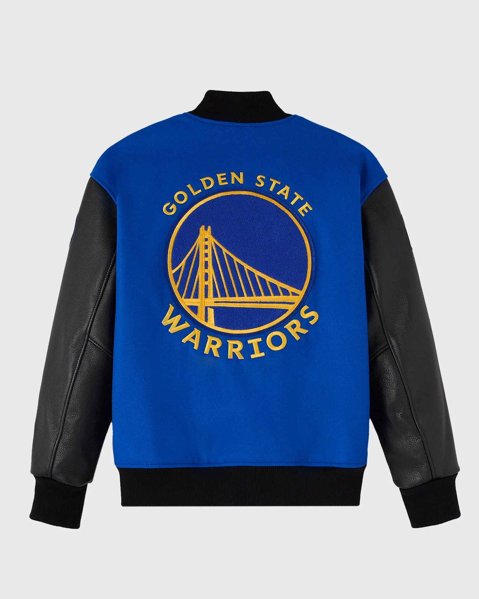 NBA Golden State Warriors Varsity Jacket - Blue - Image 2