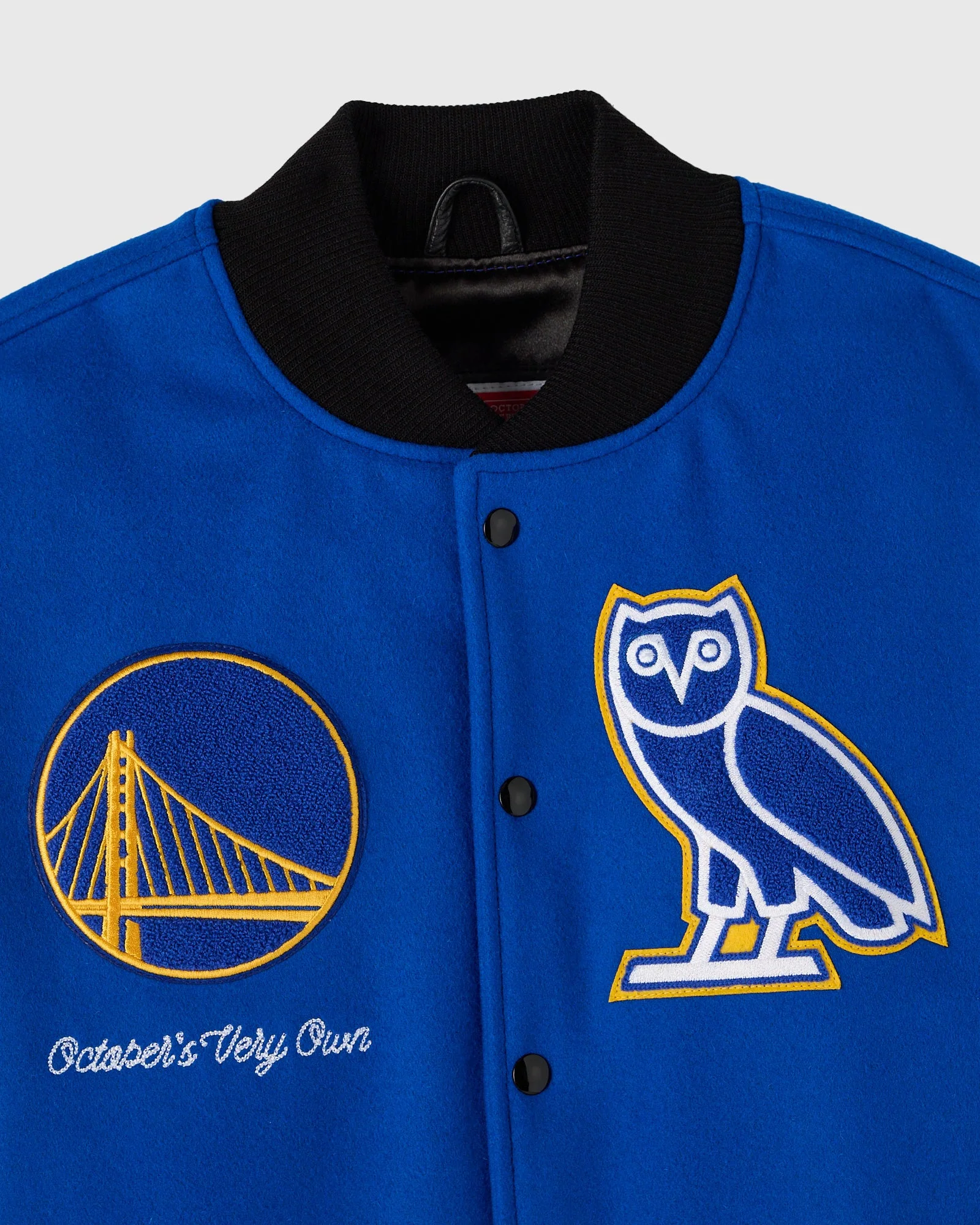 NBA Golden State Warriors Varsity Jacket - Blue - Image 3