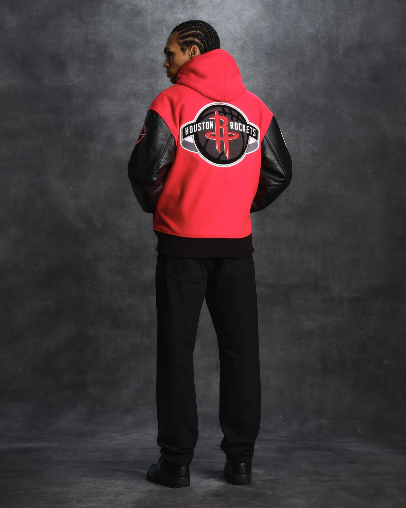 NBA Houston Rockets Varsity Jacket - Red - Image 5