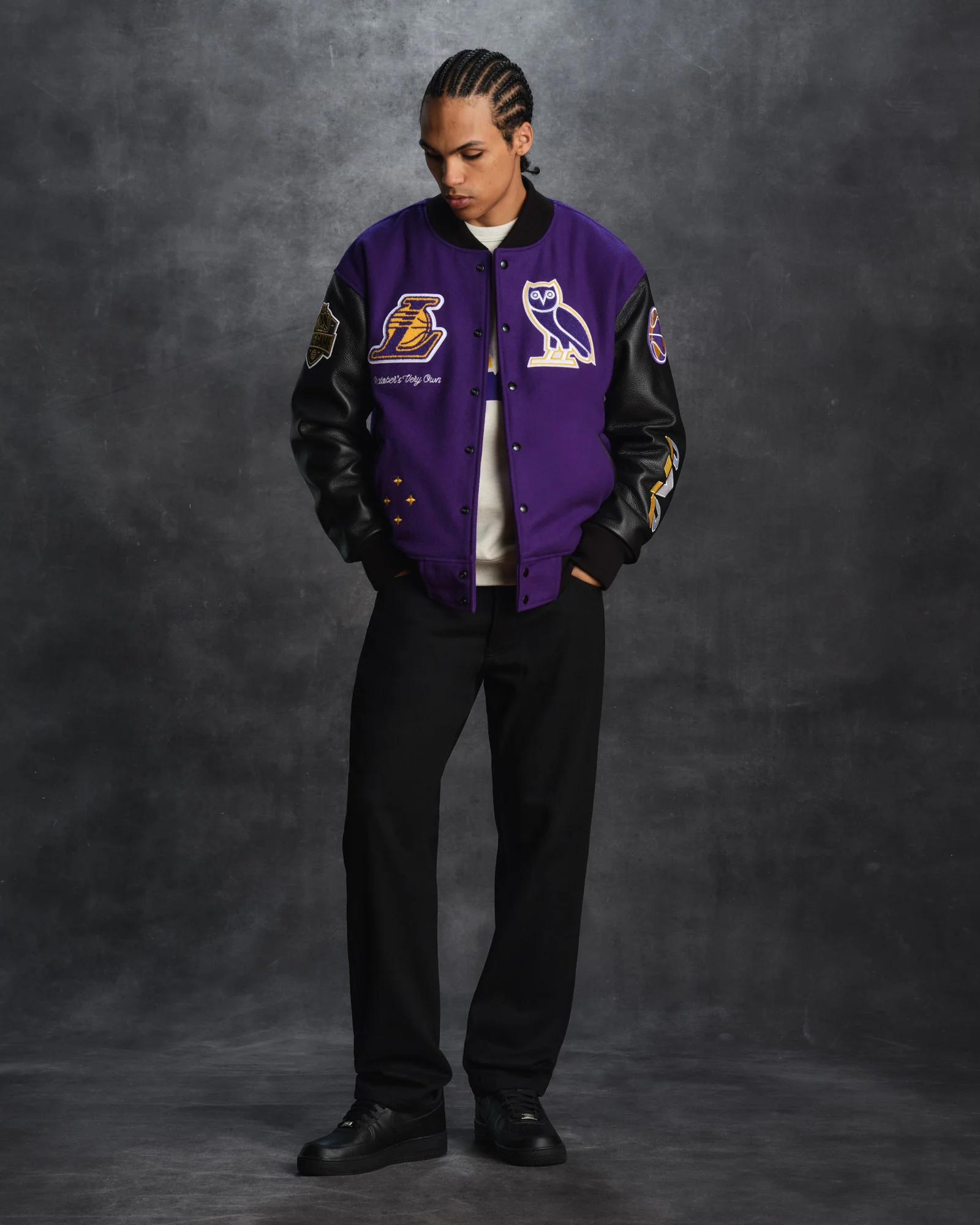 NBA Los Angeles Lakers Varsity Jacket - Purple - Image 4