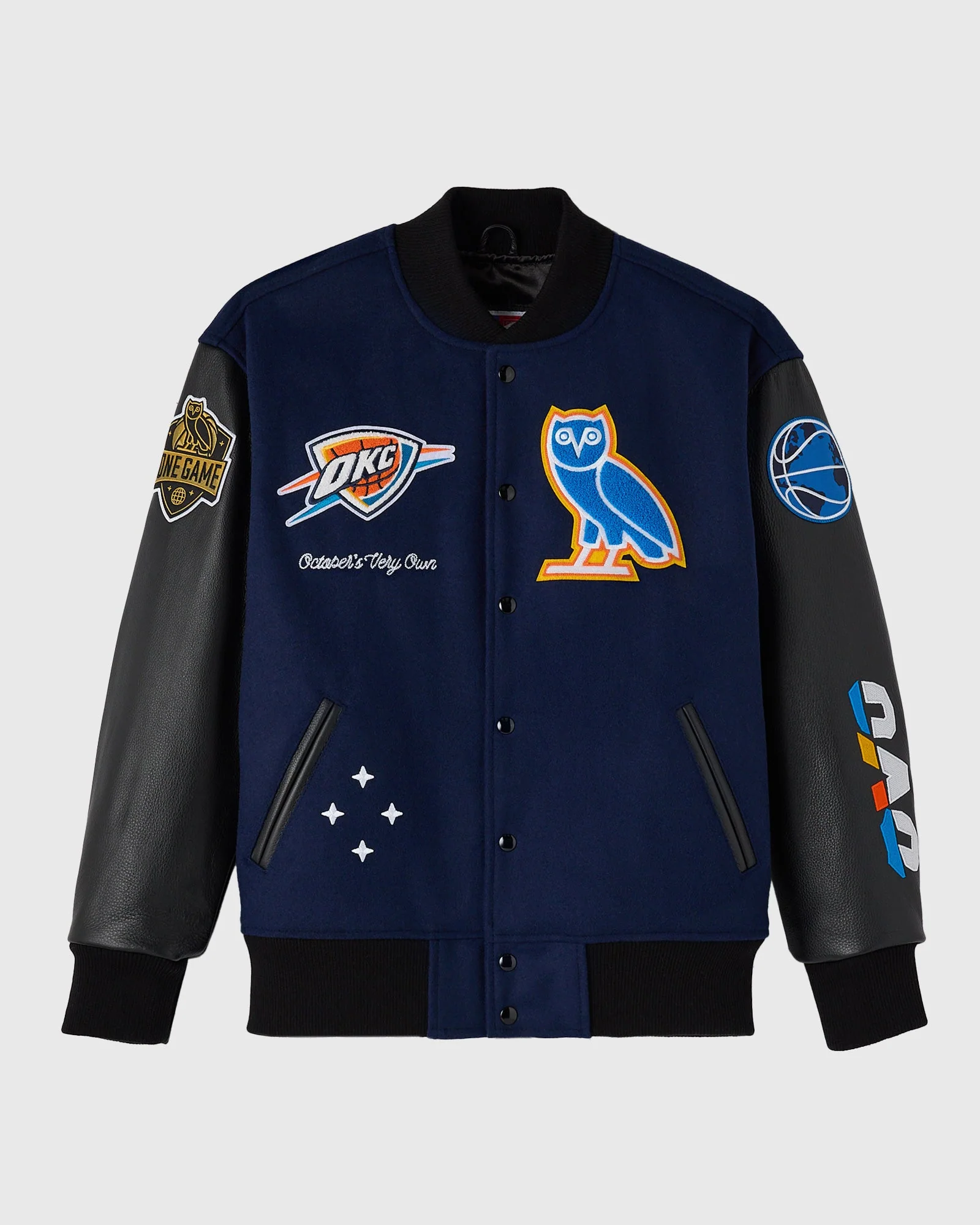 NBA Oklahoma City Thunder Varsity Jacket - Navy