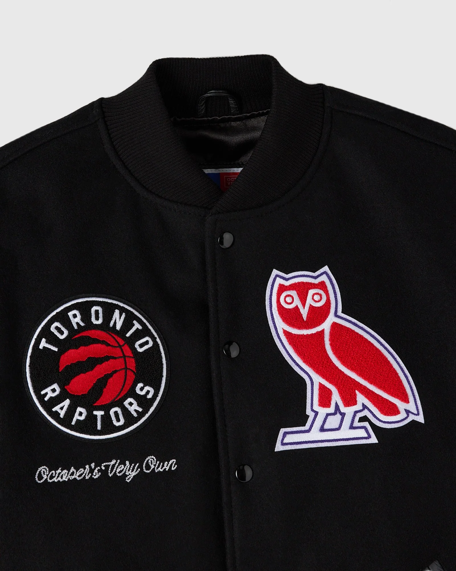 NBA Toronto Raptors Varsity Jacket - Black - Image 6
