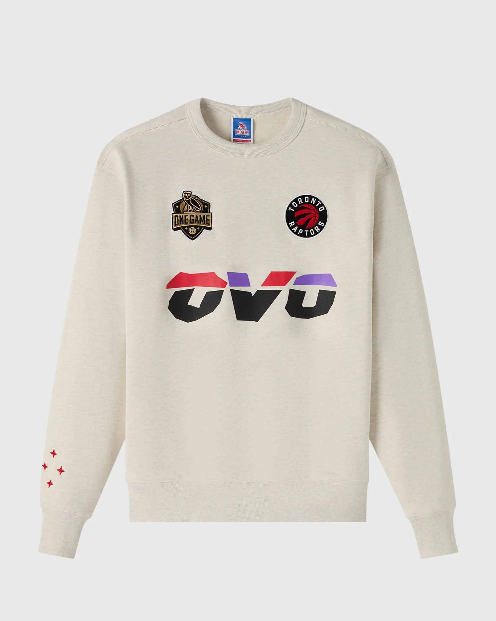 NBA Toronto Raptors Crewneck - Pearl Grey