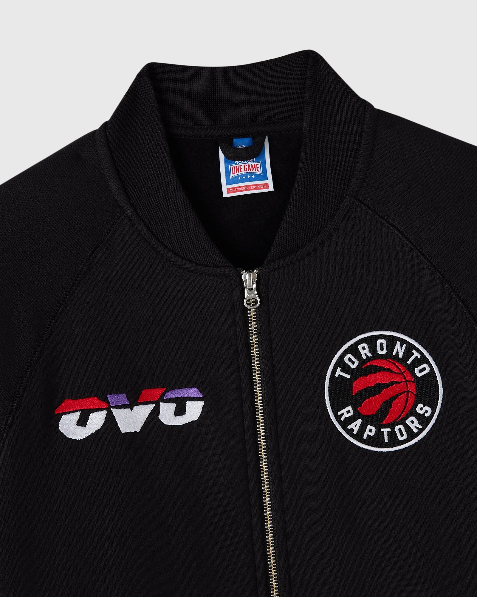 NBA Toronto Raptors Fleece Jacket - Black - Image 6