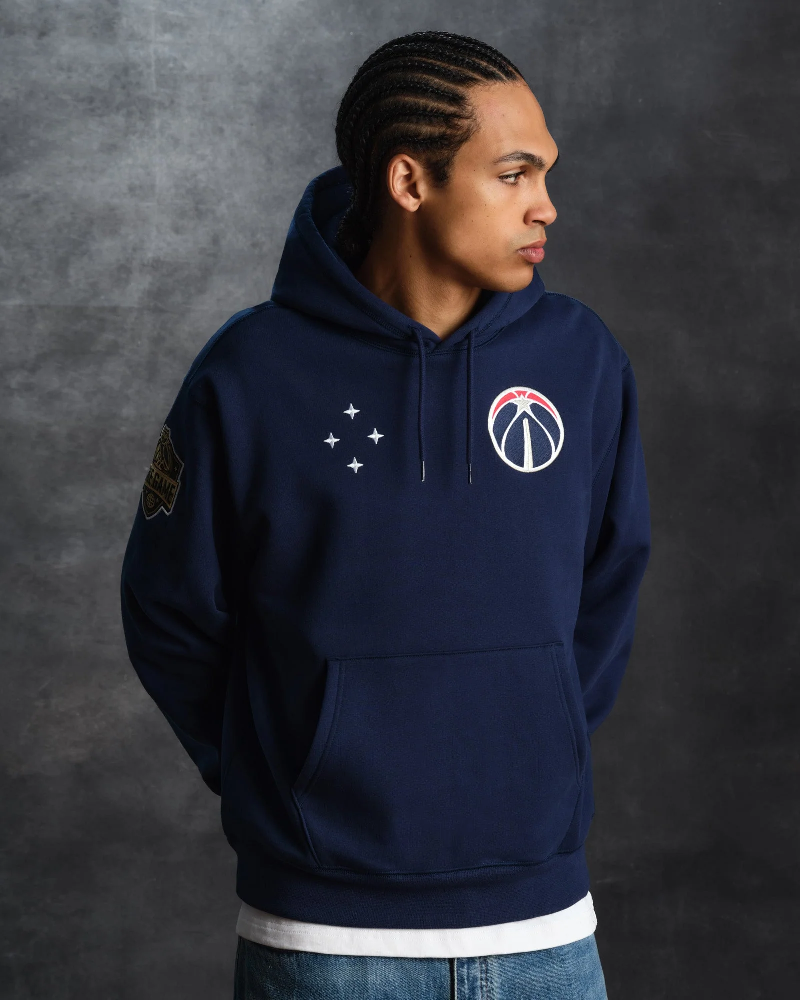 NBA Washington Wizards Hoodie - Navy - Image 3
