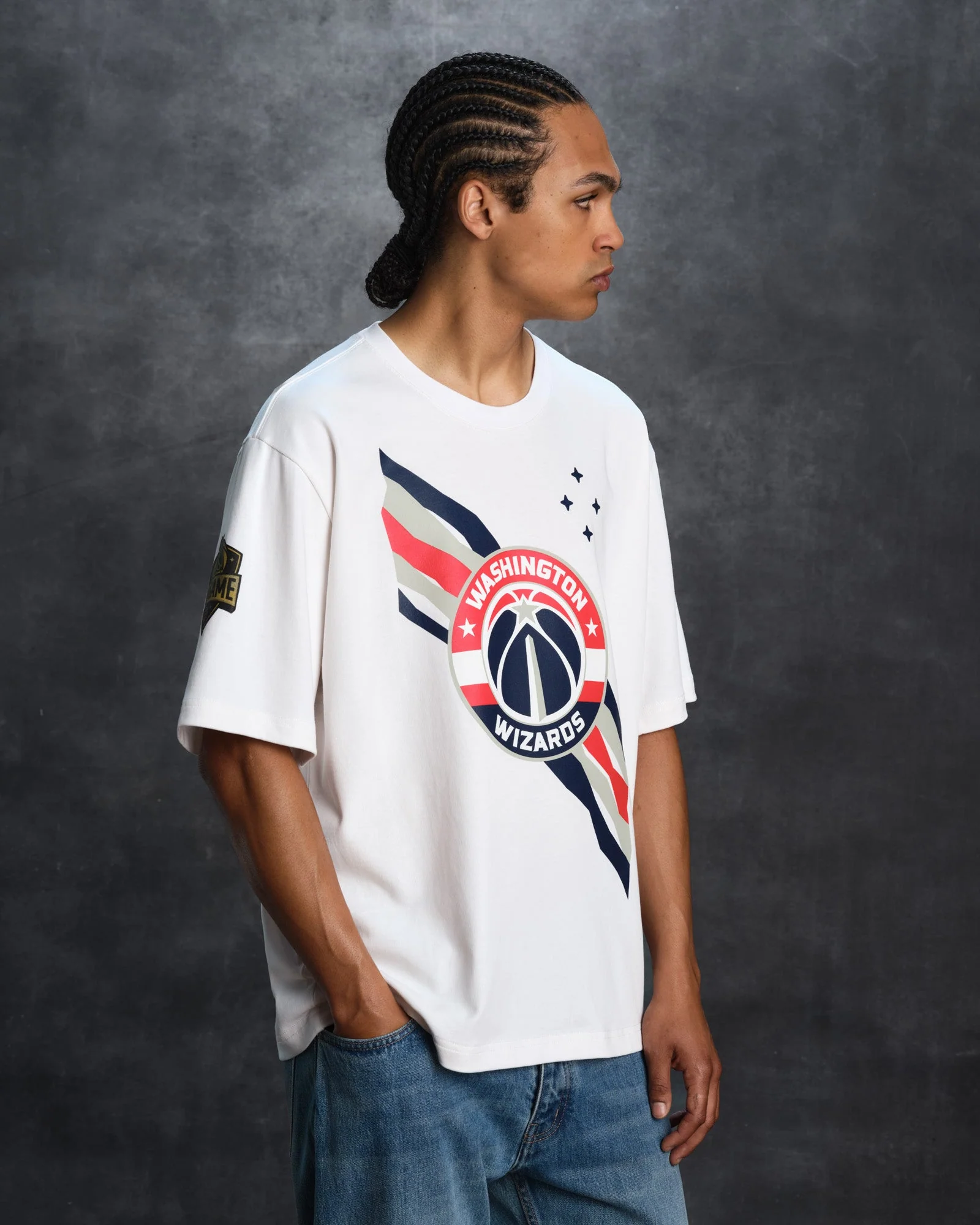 NBA Washington Wizards Tee - White - Image 2