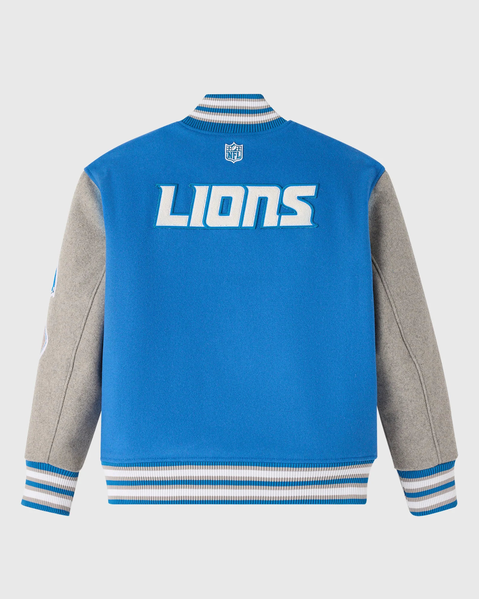 NFL Detroit Lions Varsity Jacket - Blue - Image 2