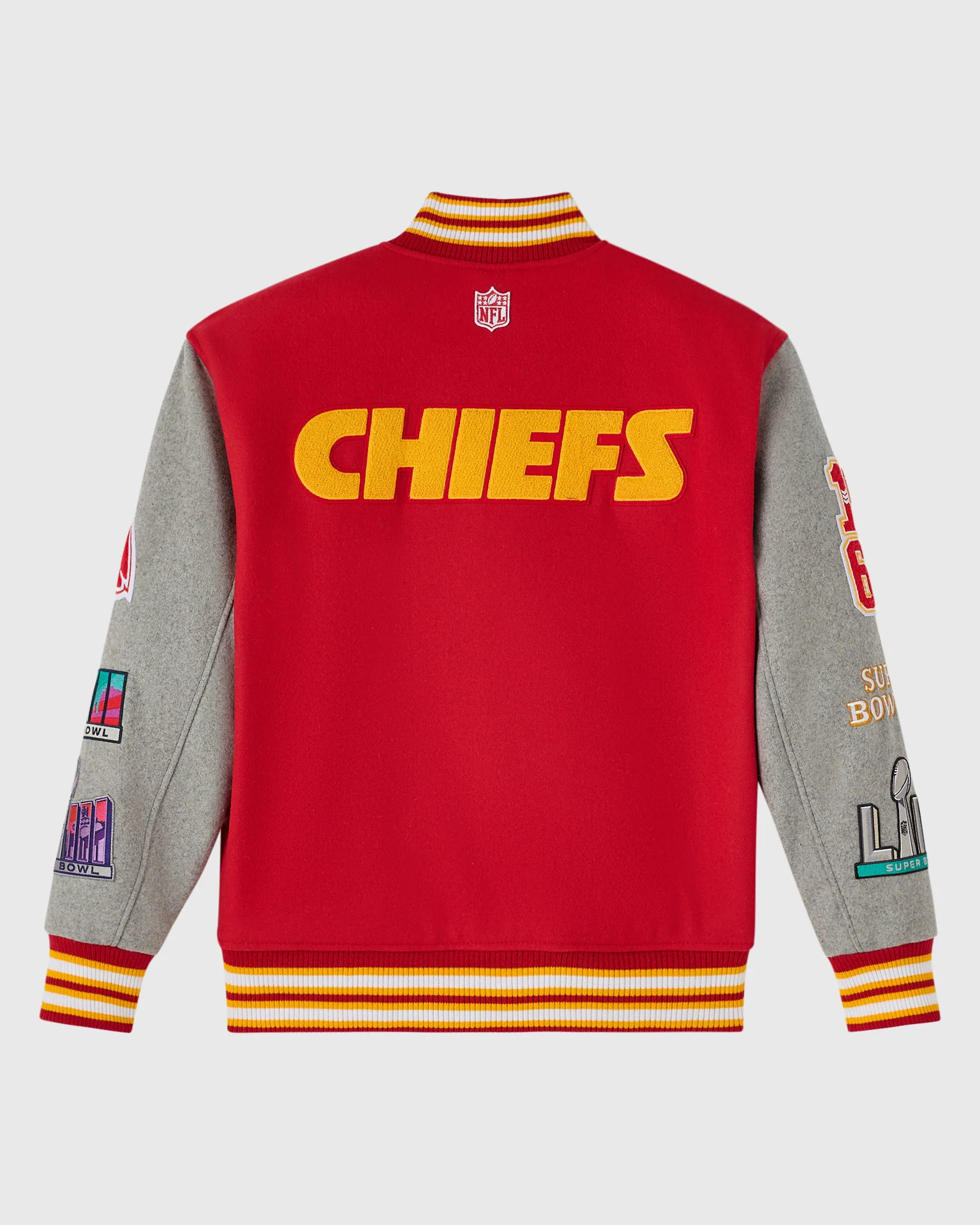 NFL Kansas City Chiefs Varsity Jacket - Red - Image 2