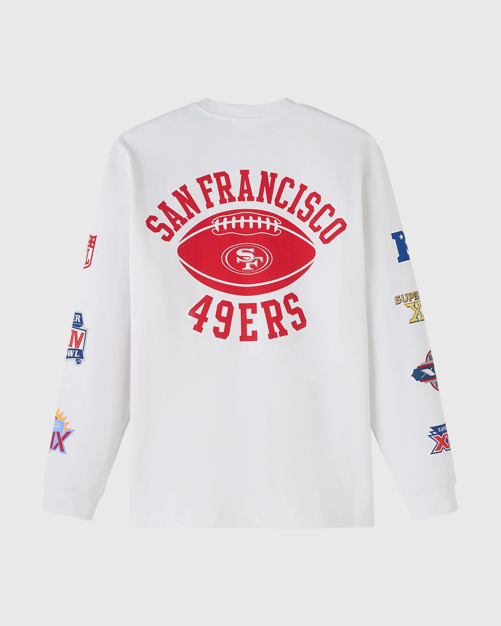 NFL San Francisco 49ers Long-Sleeve Tee - White - Image 2