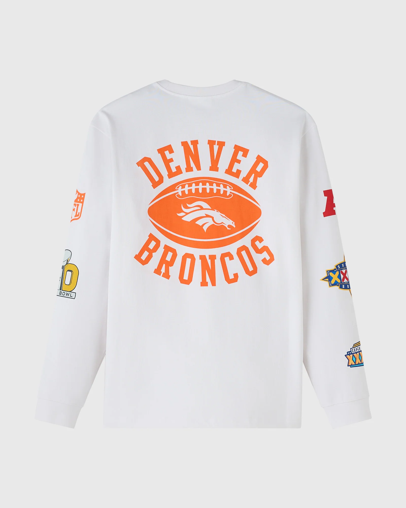 NFL Denver Broncos Long-Sleeve Tee - White - Image 2
