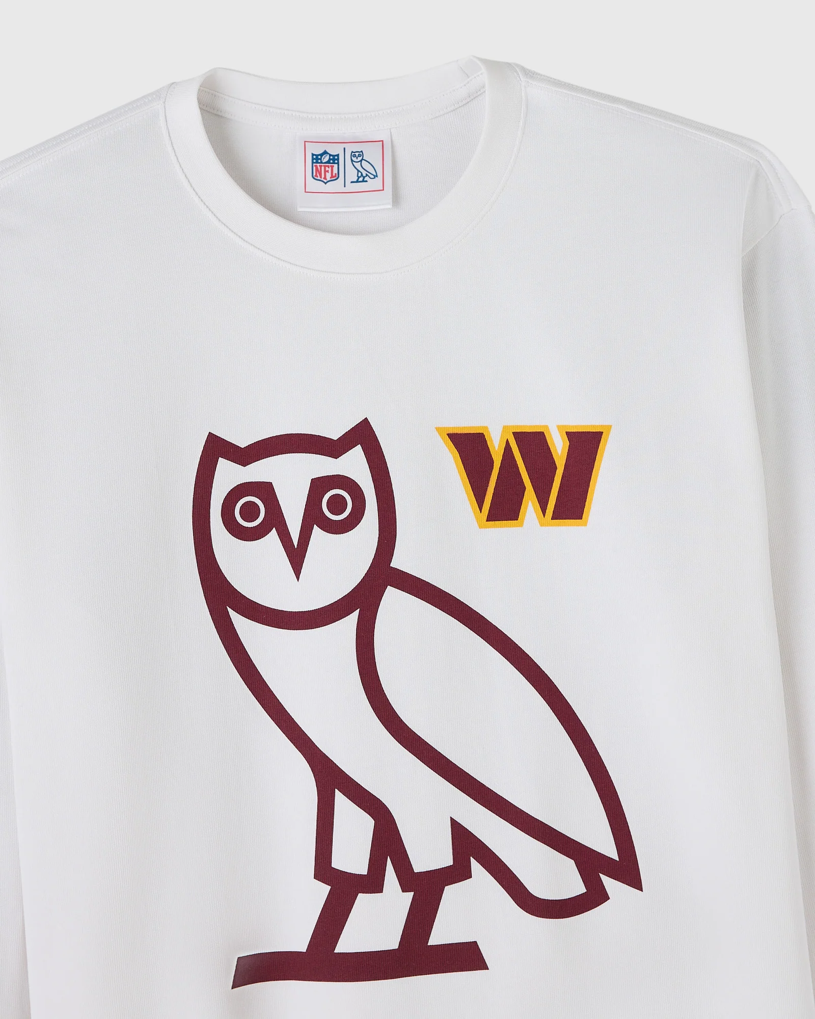 NFL Washington Commanders Long-Sleeve Tee - White - Image 3