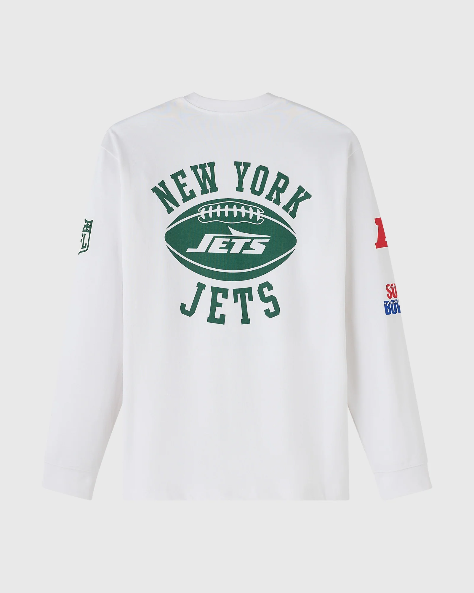 NFL New York Jets Long-Sleeve Tee - White - Image 2