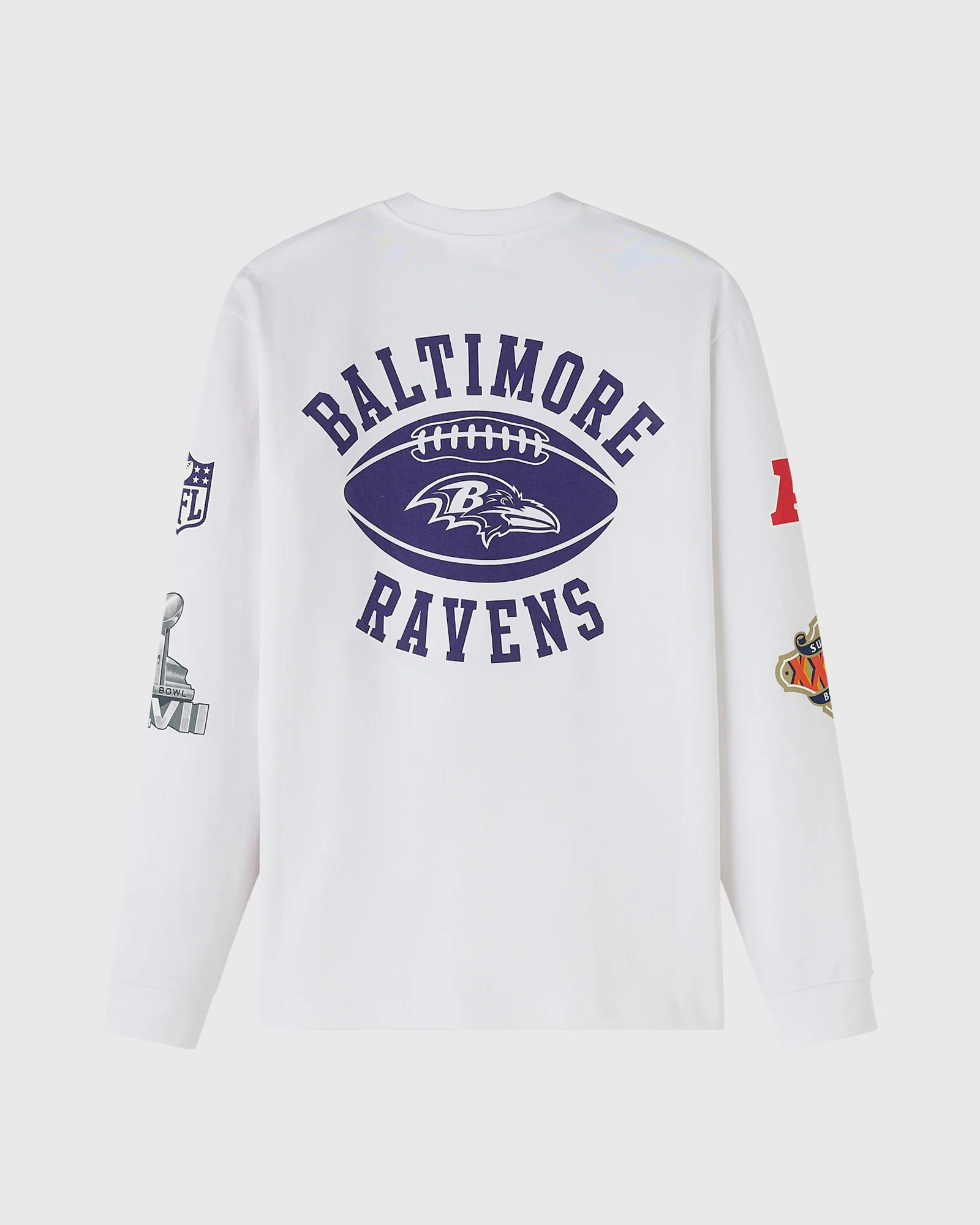 NFL Baltimore Ravens Long-Sleeve Tee - White - Image 2