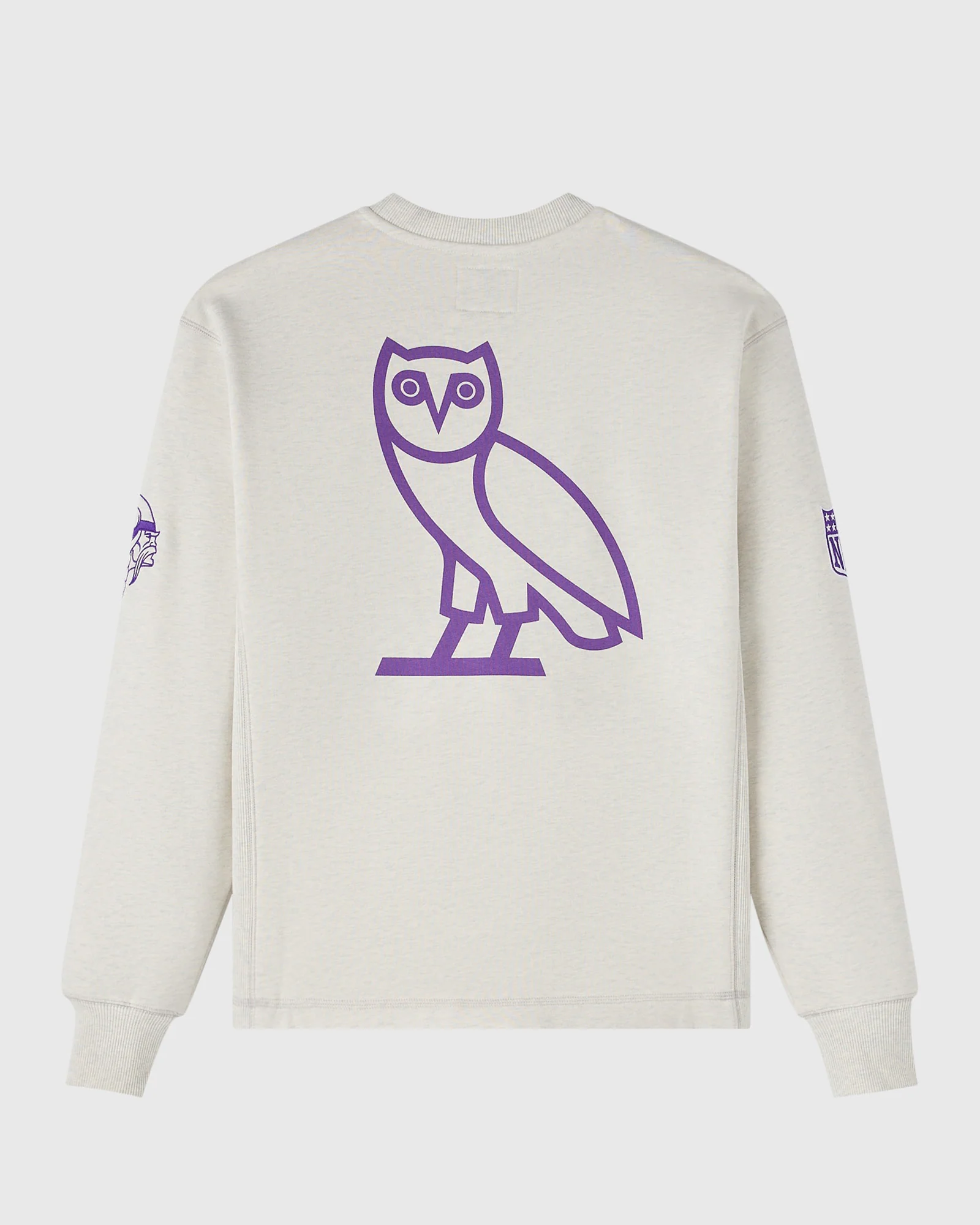 NFL Minnesota Vikings Crewneck - Ash Heather Grey - Image 2