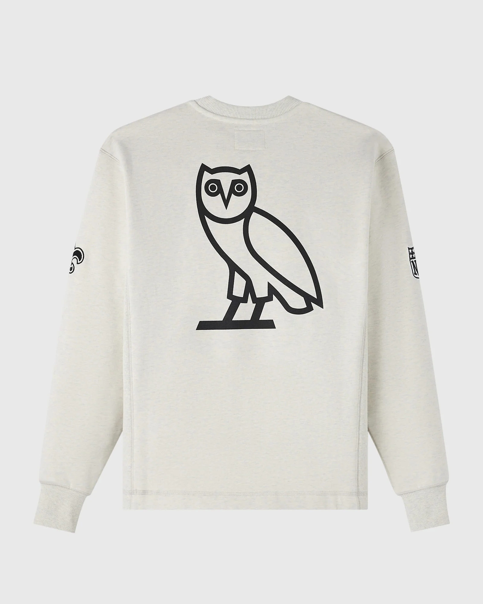 NFL New Orleans Saints Crewneck - Ash Heather Grey - Image 2