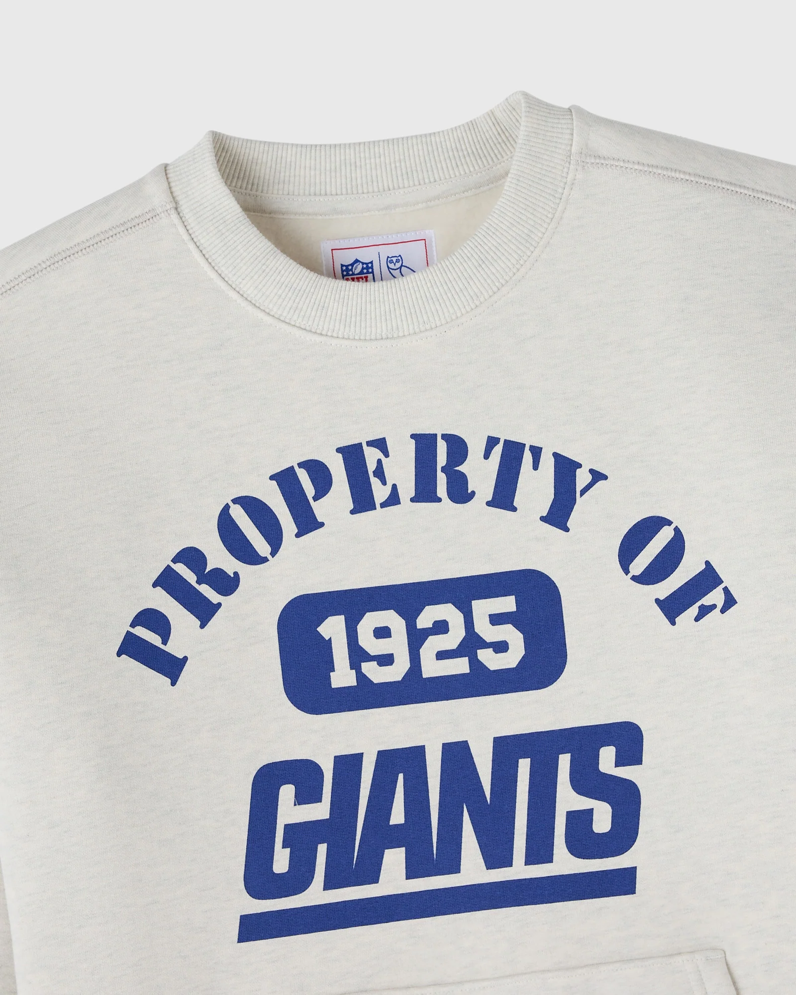 NFL New York Giants Crewneck - Ash Heather Grey - Image 3