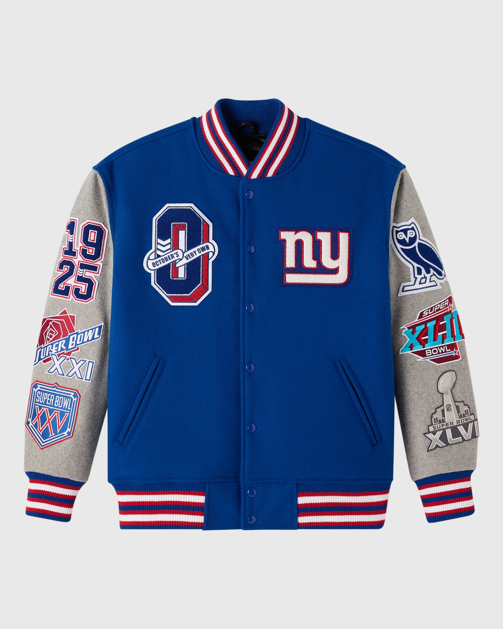 NFL New York Giants Varsity Jacket - Blue