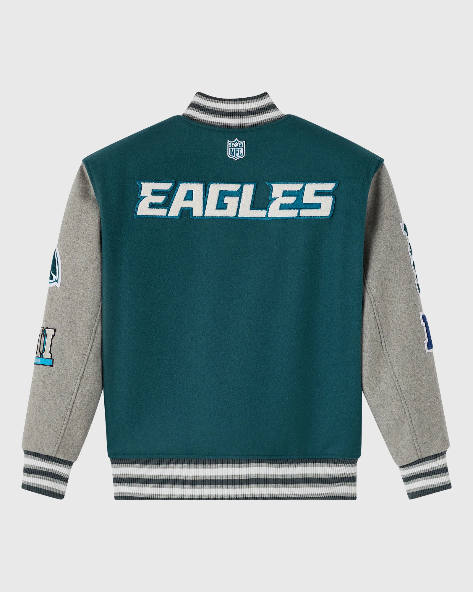 NFL Philadelphia Eagles Varsity Jacket - Green - Image 2