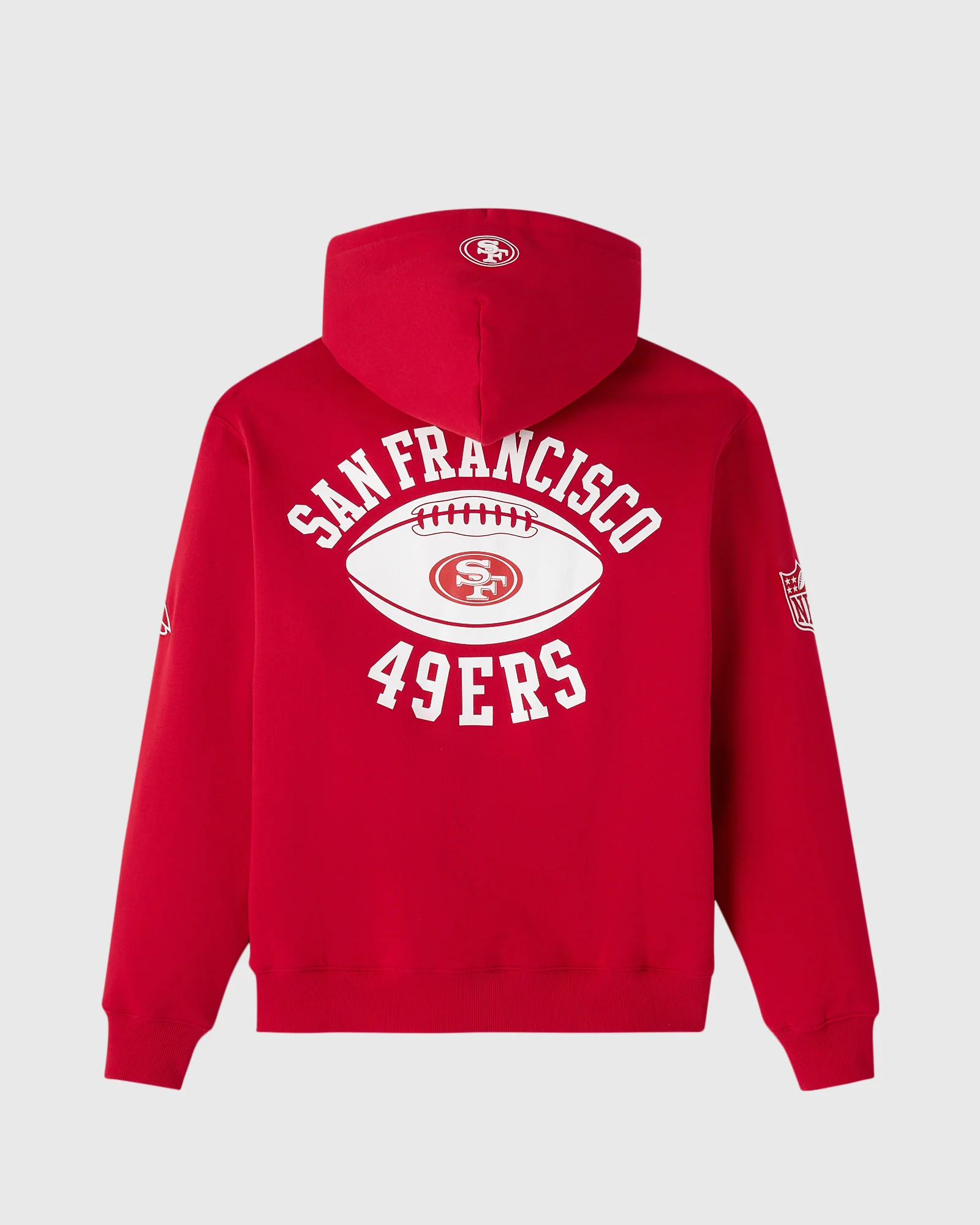 NFL San Francisco 49ers Waffle Lined Hoodie - Red - Image 2