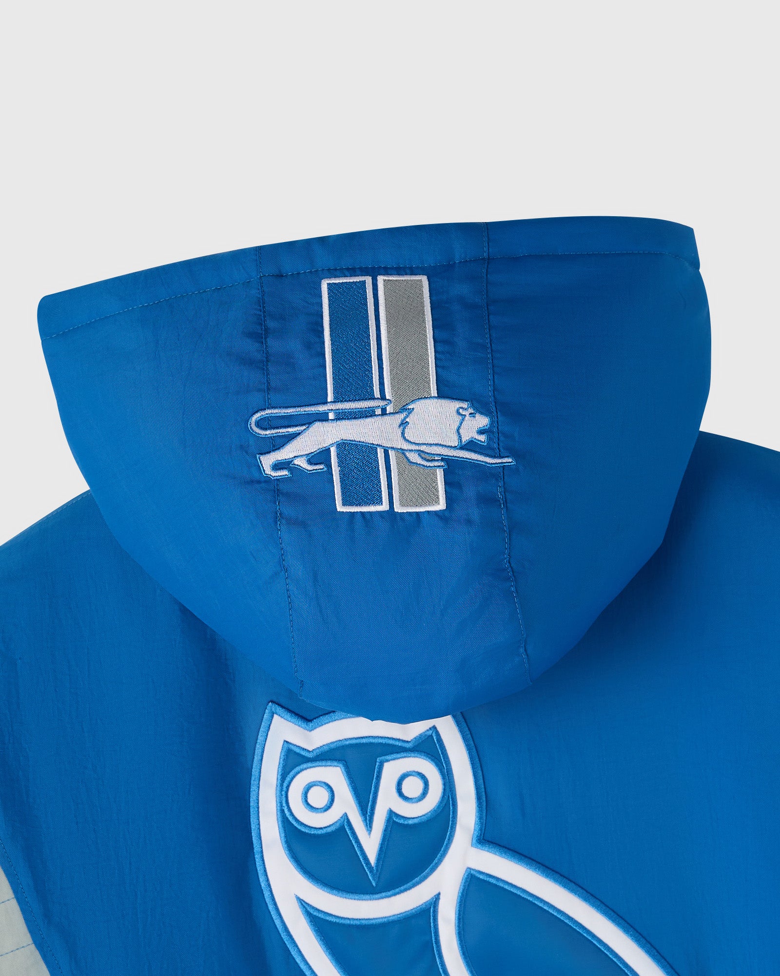 NFL STARTER Detroit Lions Pullover Jacket - Blue - Image 7
