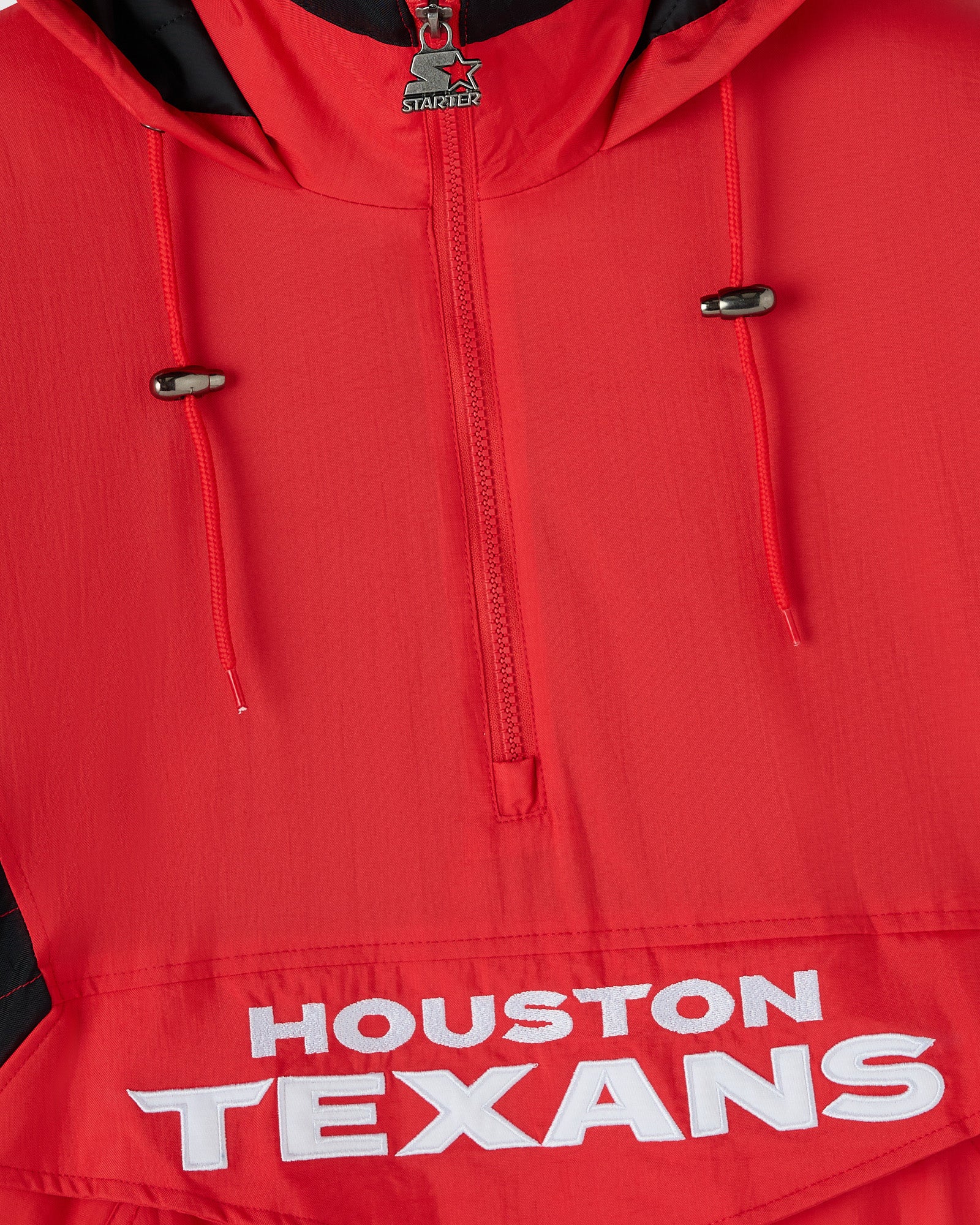 NFL STARTER Houston Texans Pullover Jacket - Red - Image 3