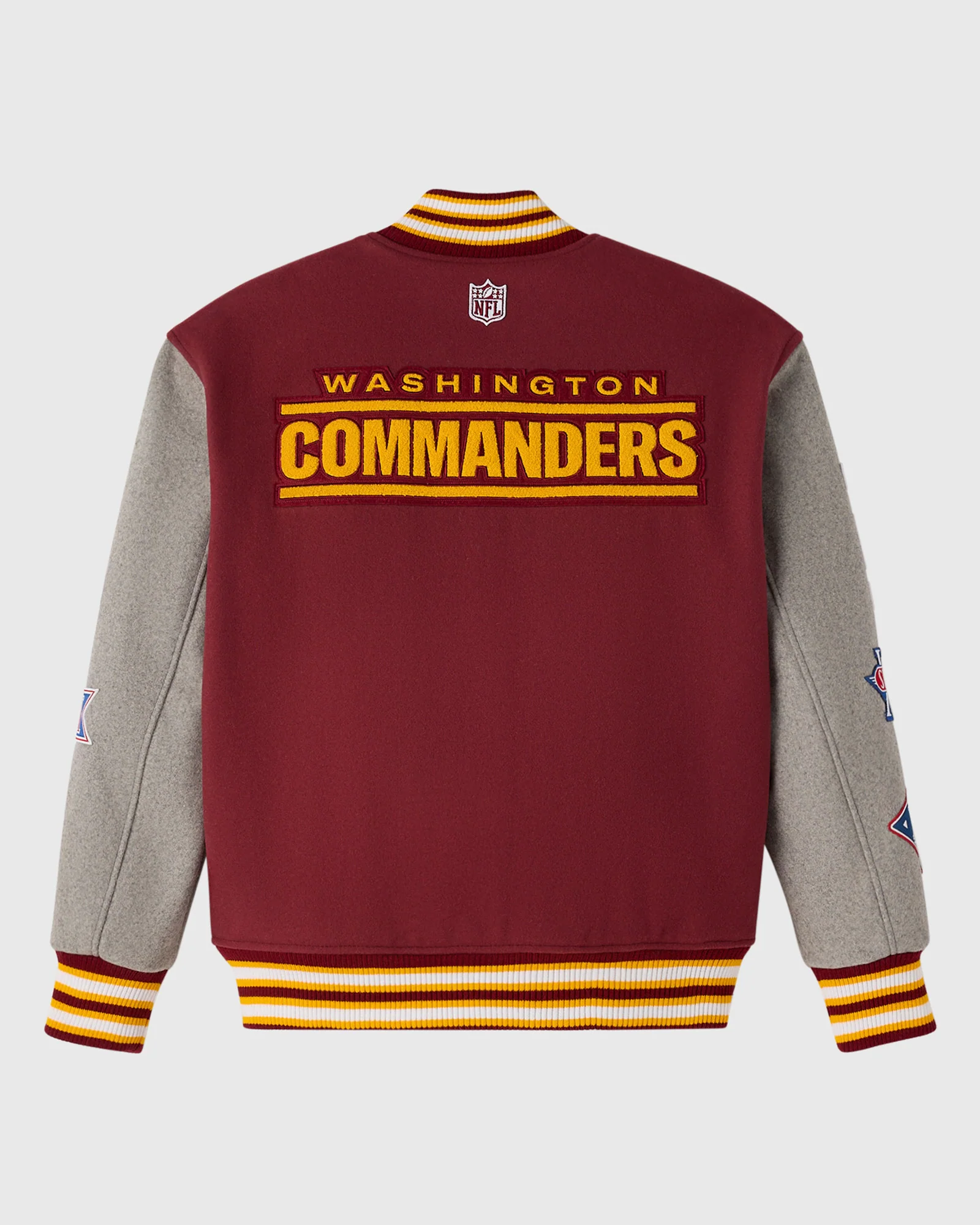 NFL Washington Commanders Varsity Jacket - Burgundy - Image 2
