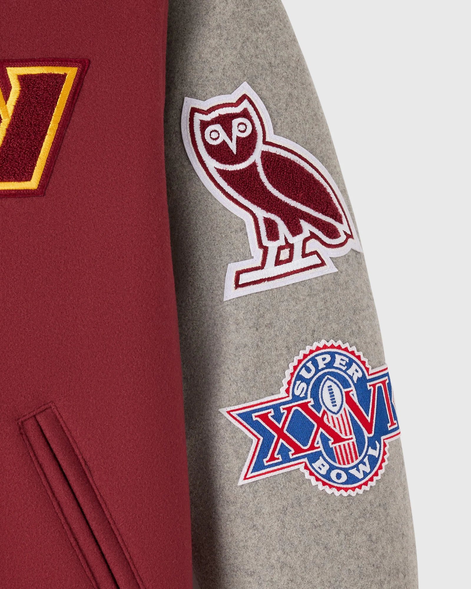 NFL Washington Commanders Varsity Jacket - Burgundy - Image 5