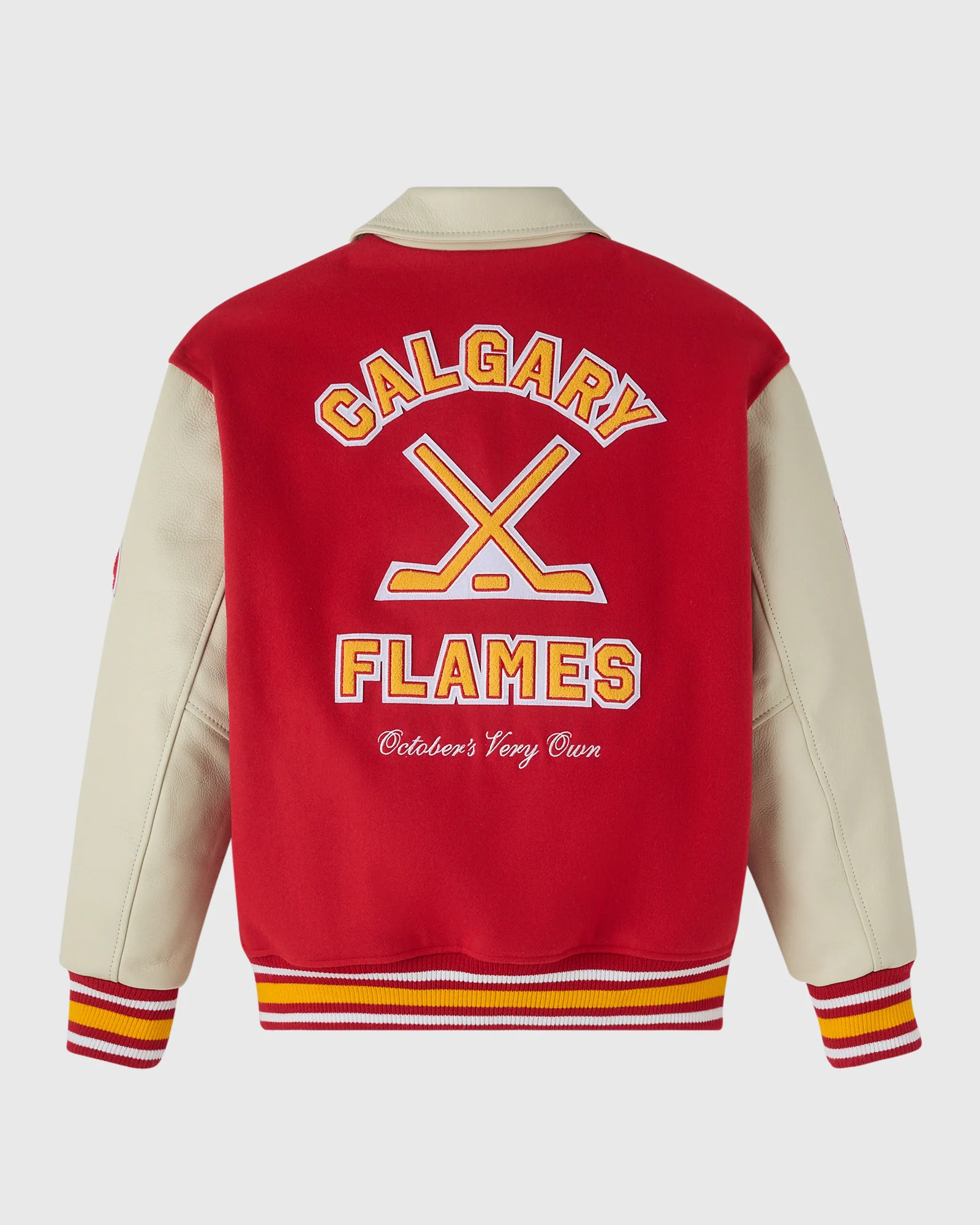 NHL Calgary Flames Varsity Jacket - Red - Image 2