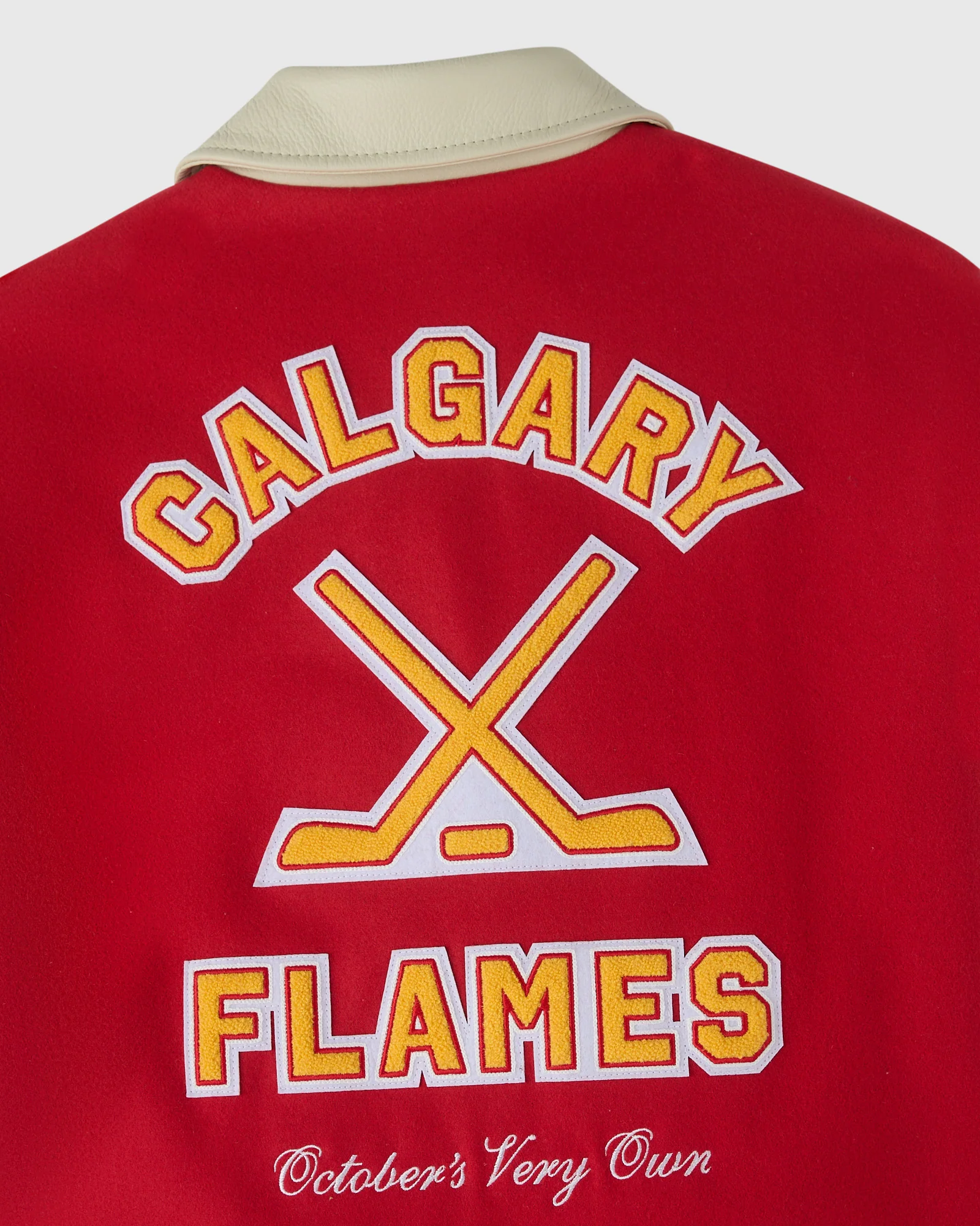 NHL Calgary Flames Varsity Jacket - Red - Image 3