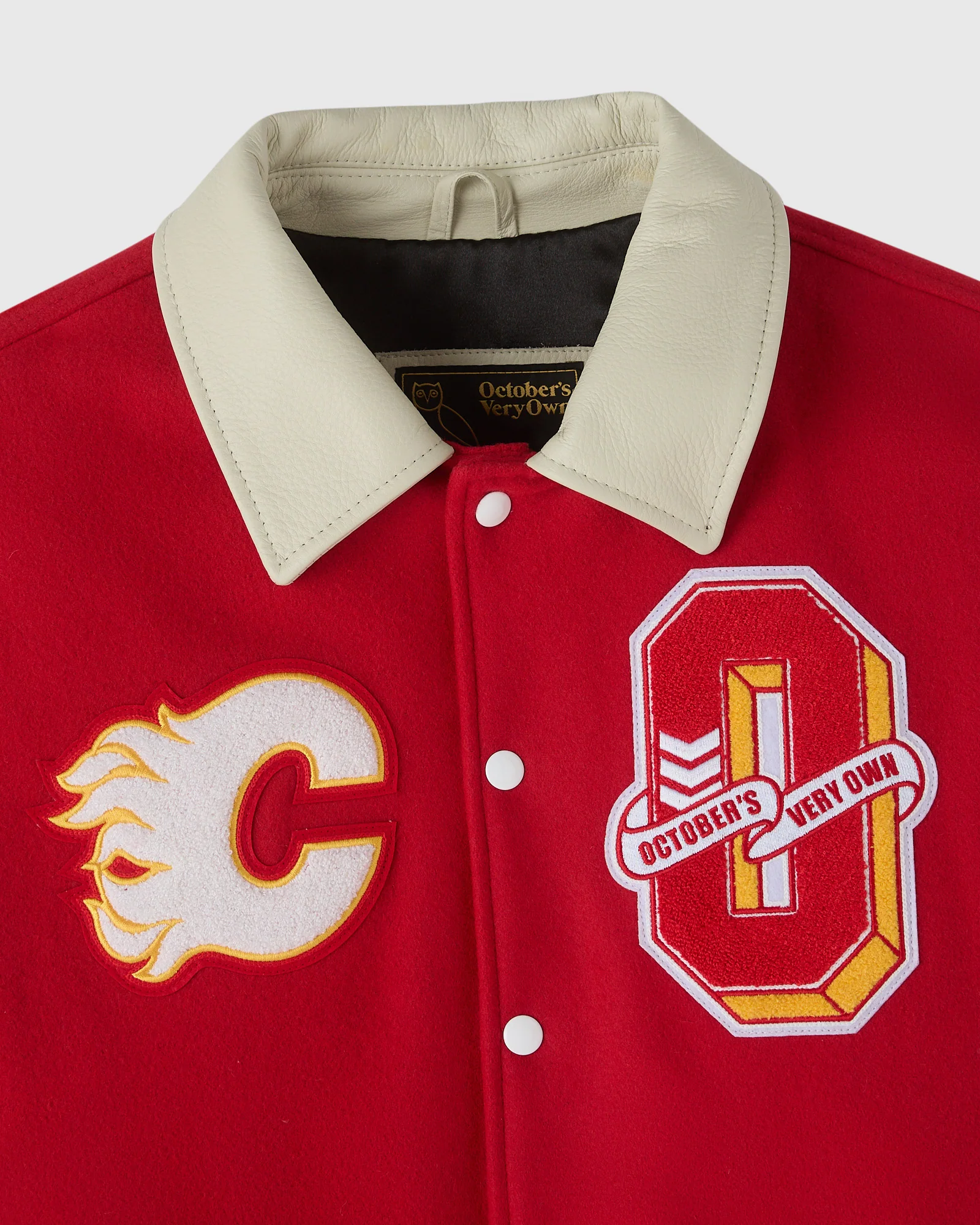NHL Calgary Flames Varsity Jacket - Red - Image 4