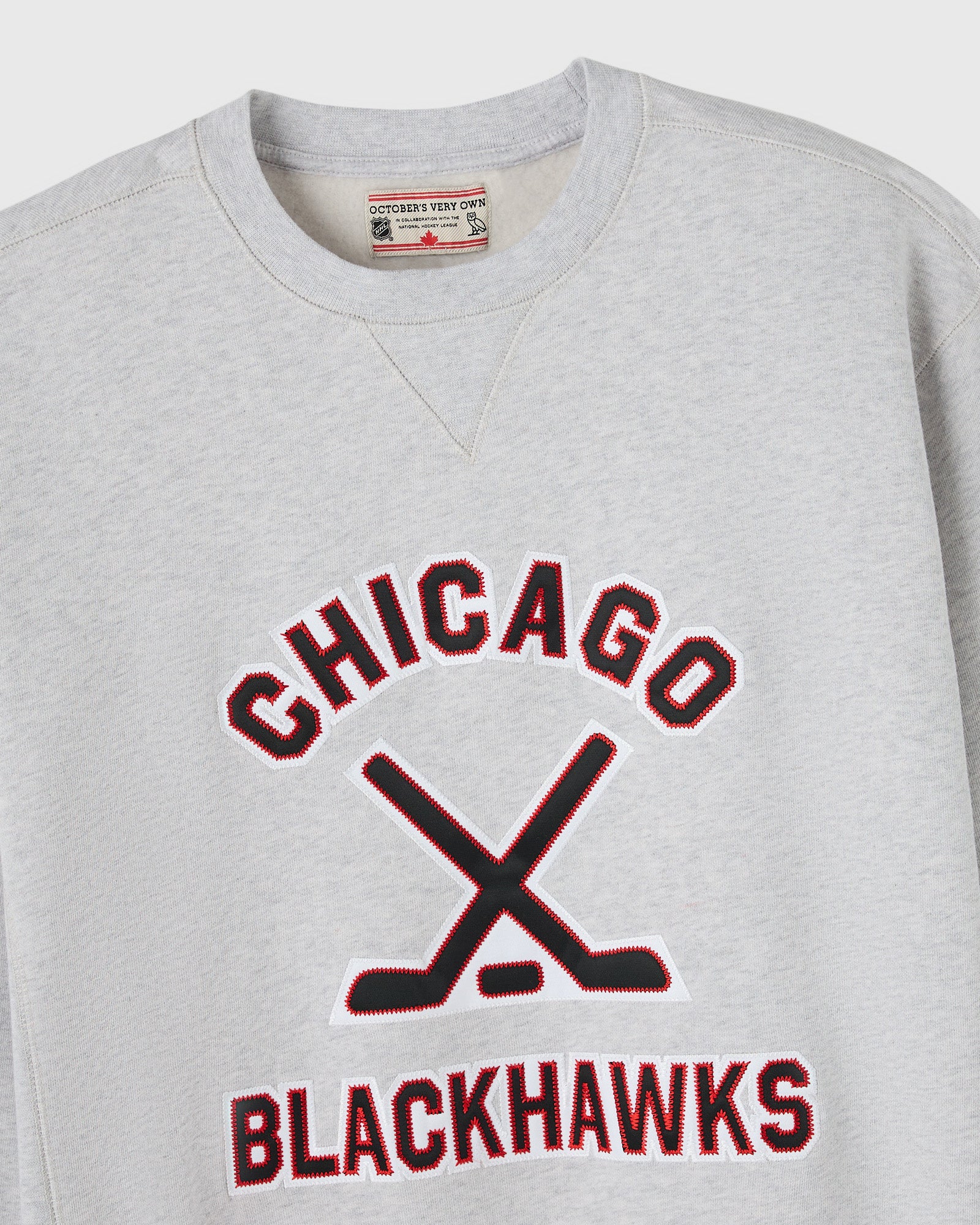 NHL Chicago Blackhawks Crewneck - Ash Heather - Image 3