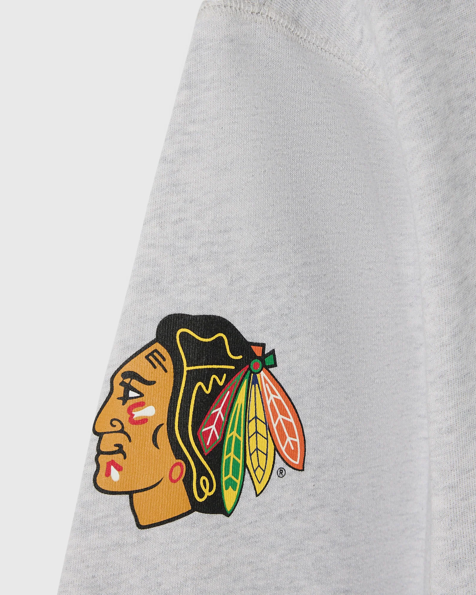 NHL Chicago Blackhawks Crewneck - Ash Heather - Image 6