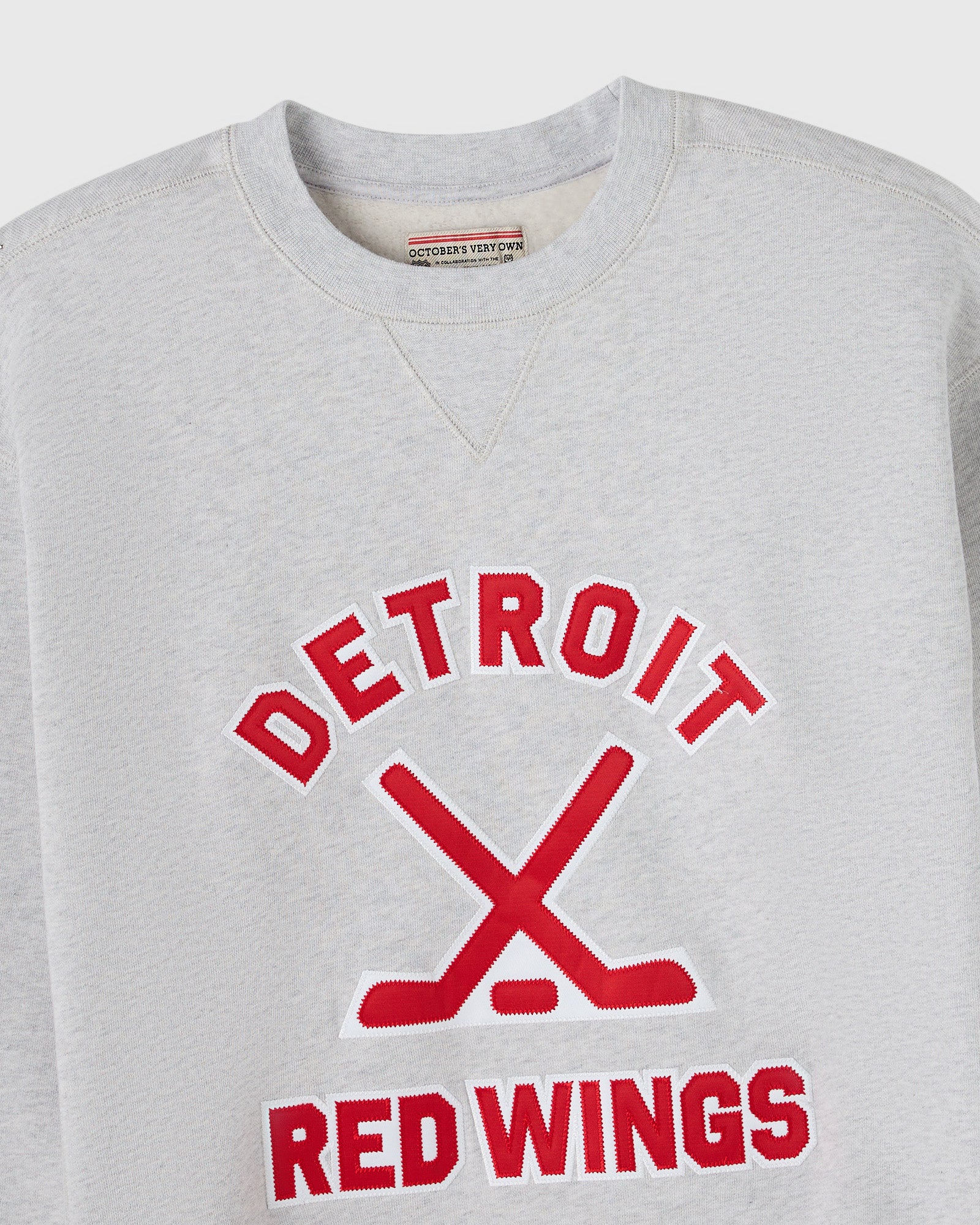 NHL Detroit Red Wings Crewneck - Ash Heather - Image 3