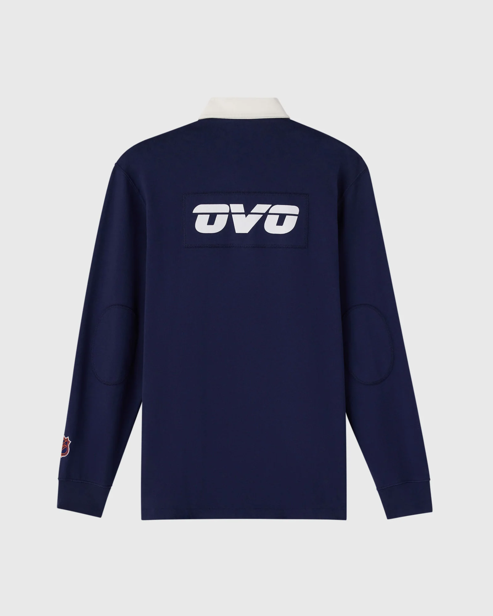 NHL Edmonton Oilers Rugby Polo - Navy - Image 2
