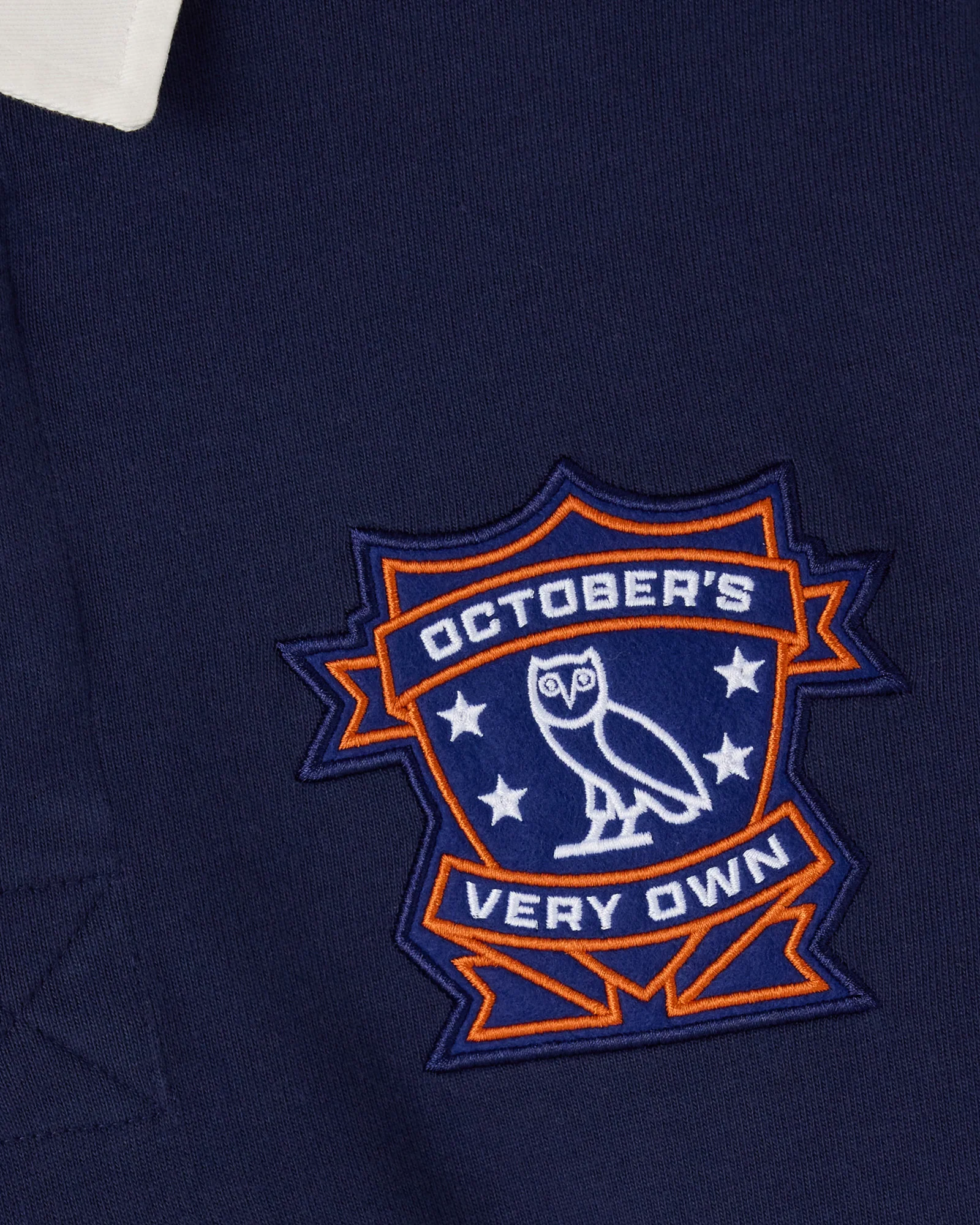 NHL Edmonton Oilers Rugby Polo - Navy - Image 4