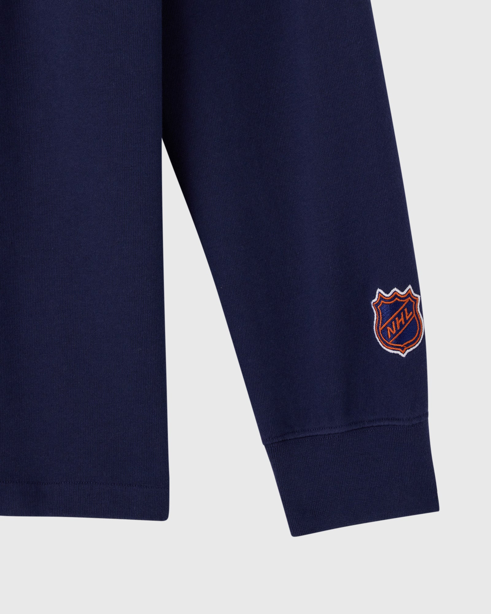 NHL Edmonton Oilers Rugby Polo - Navy - Image 5