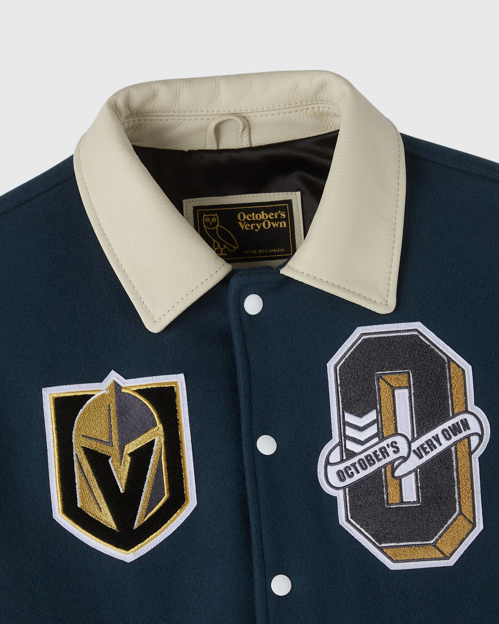 NHL Las Vegas Golden Knights Varsity Jacket - Grey - Image 4