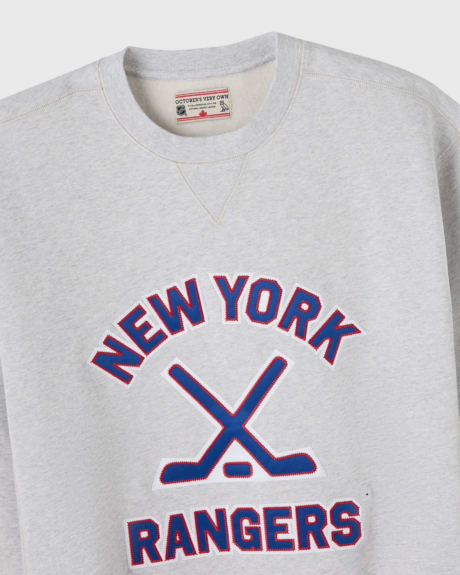 NHL New York Rangers Crewneck - Ash Heather - Image 3