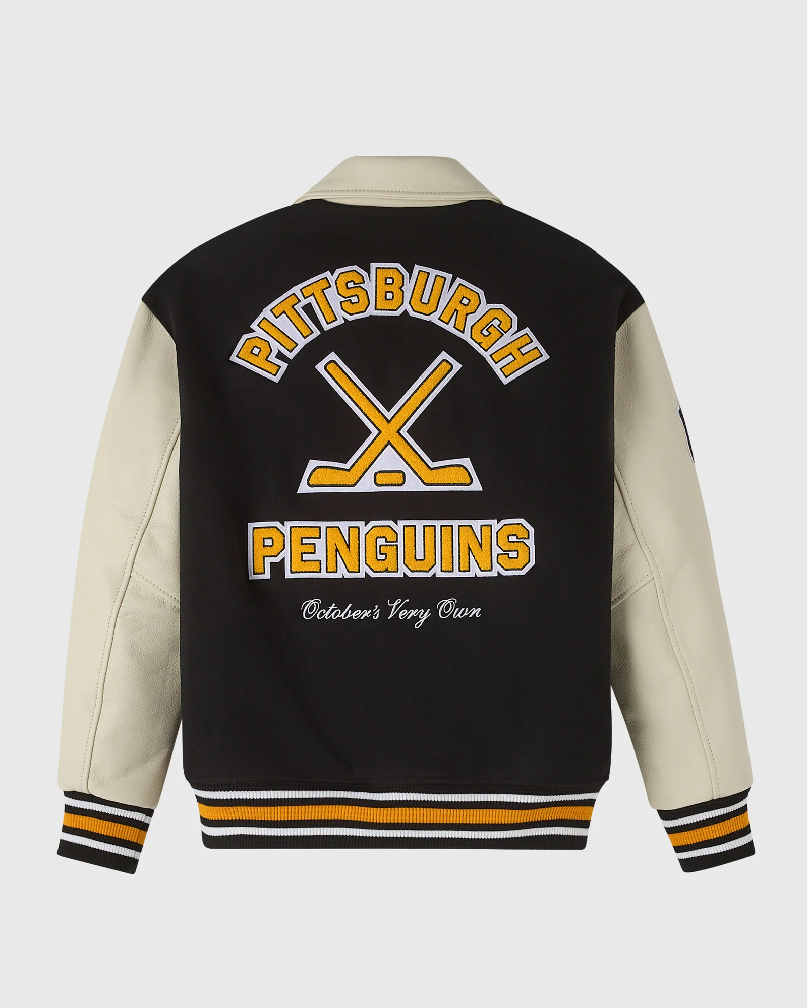 NHL Pittsburgh Penguins Varsity Jacket - Black - Image 2