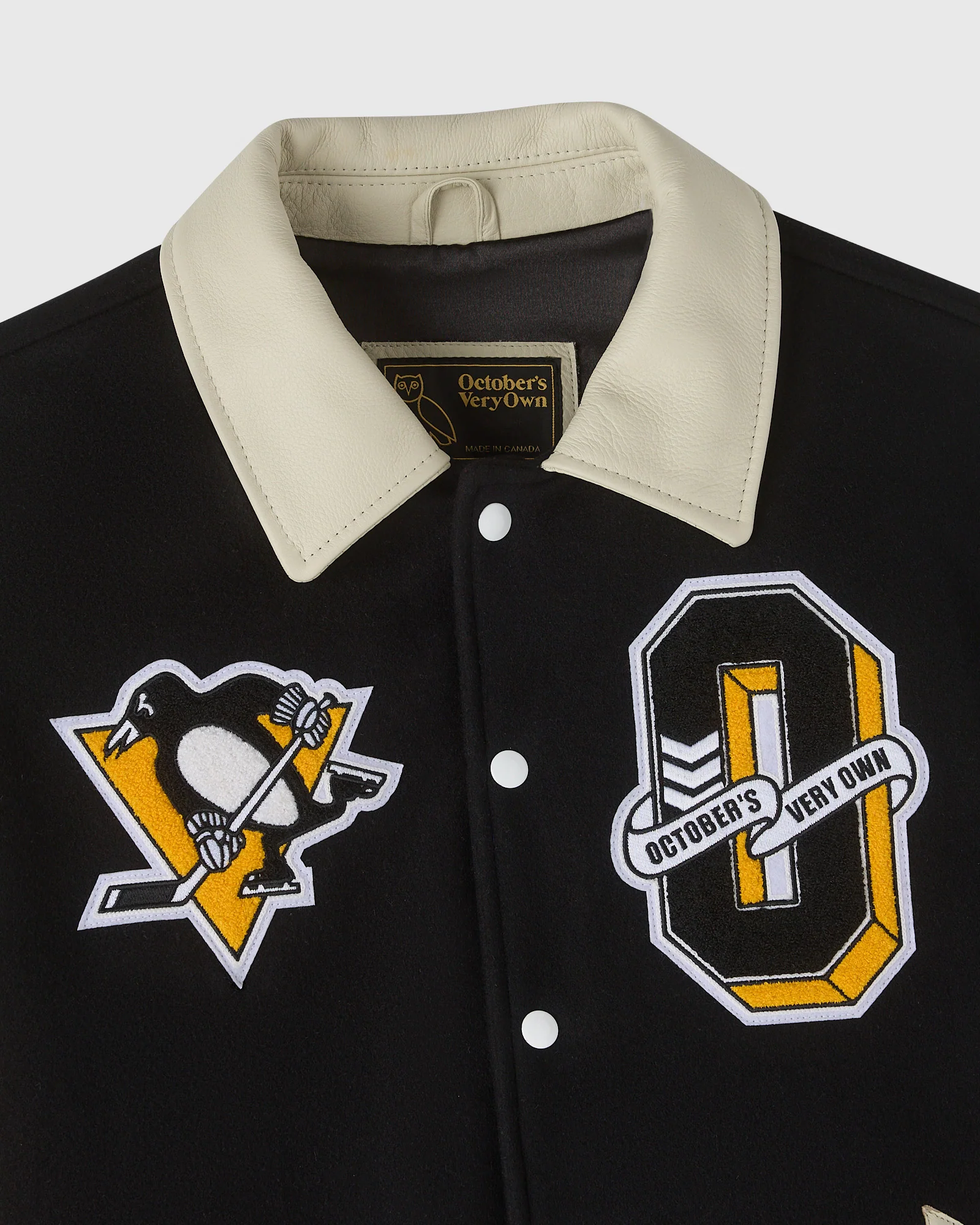 NHL Pittsburgh Penguins Varsity Jacket - Black - Image 3