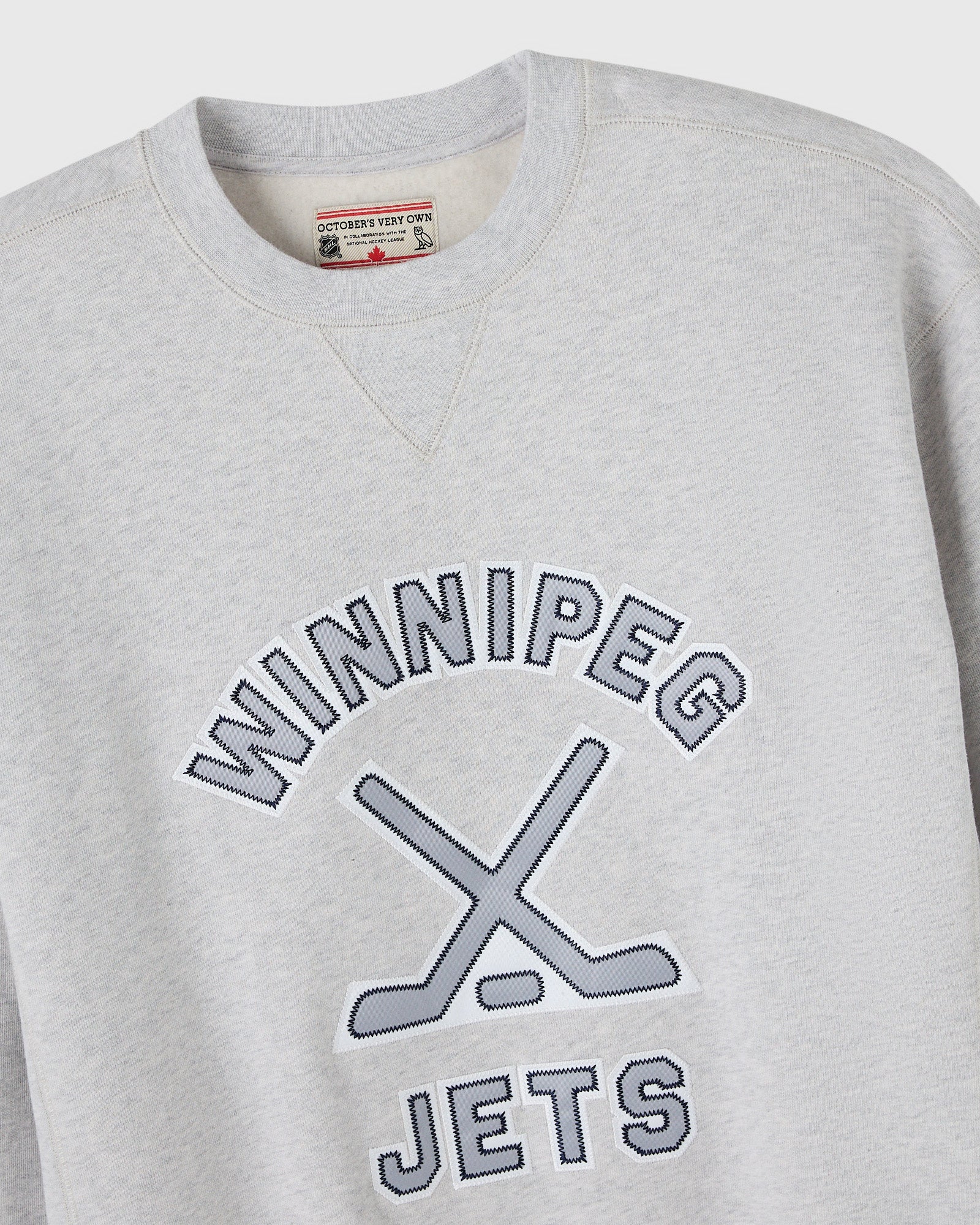 NHL Winnipeg Jets Crewneck - Ash Heather Grey - Image 3