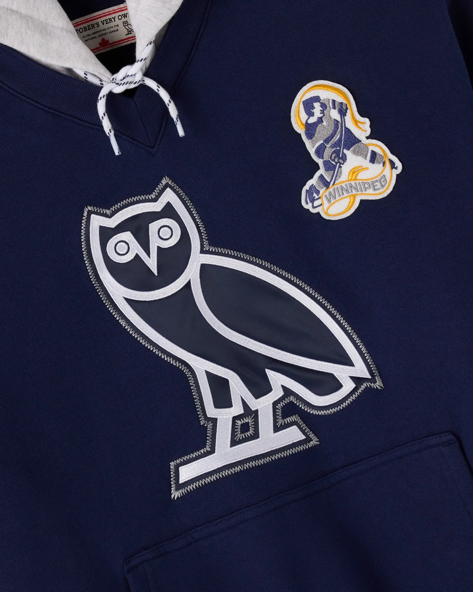 NHL Winnipeg Jets Hoodie - Navy - Image 3