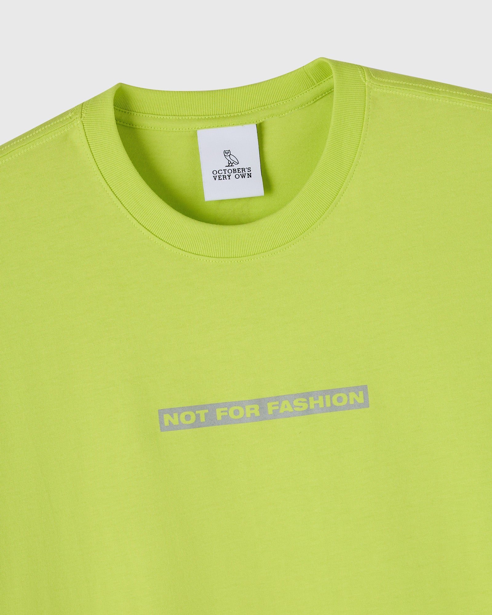 Not For Fashion Tee - Lime - Image 2