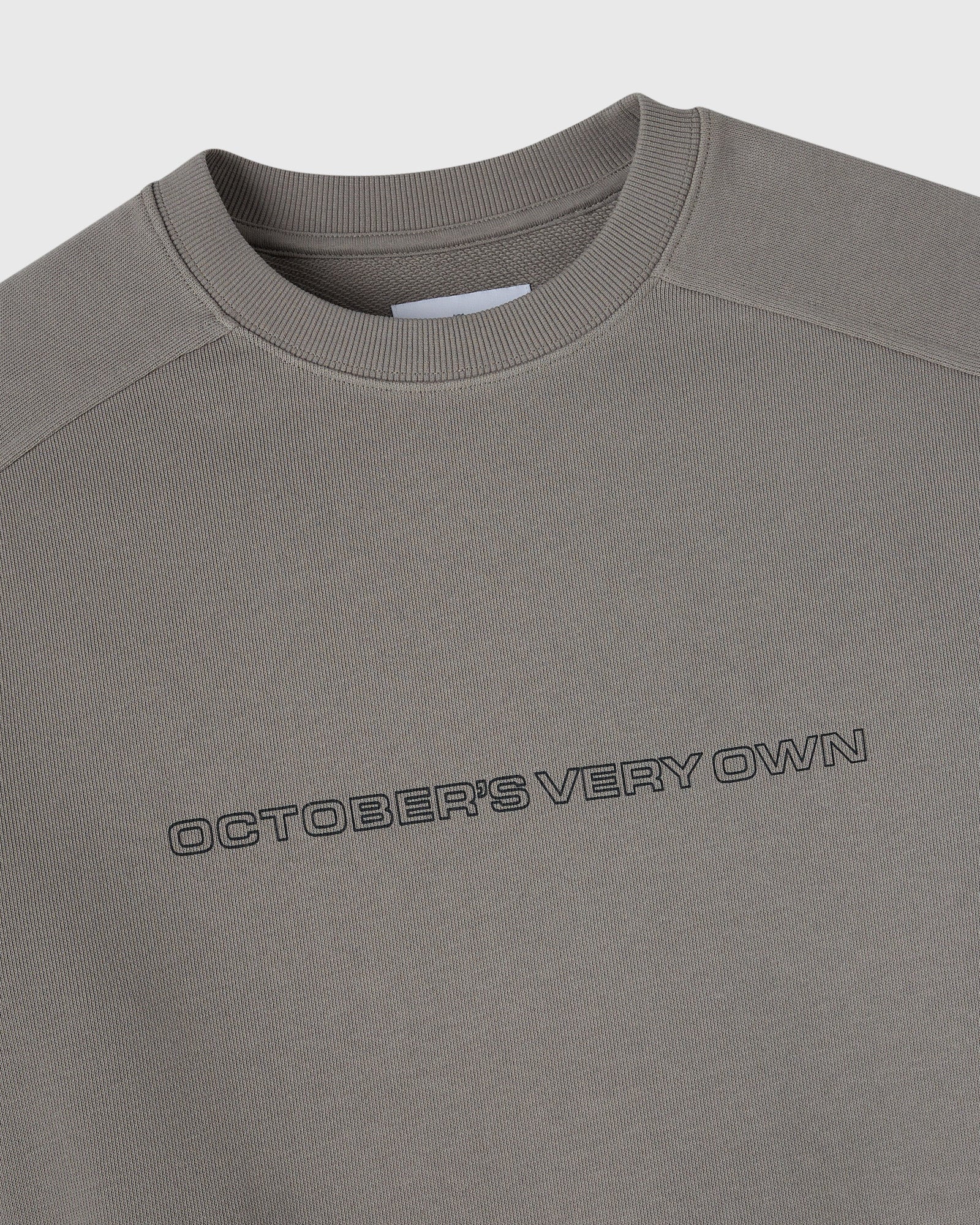 Nylon Overlay Crewneck - Moon Rock - Image 2