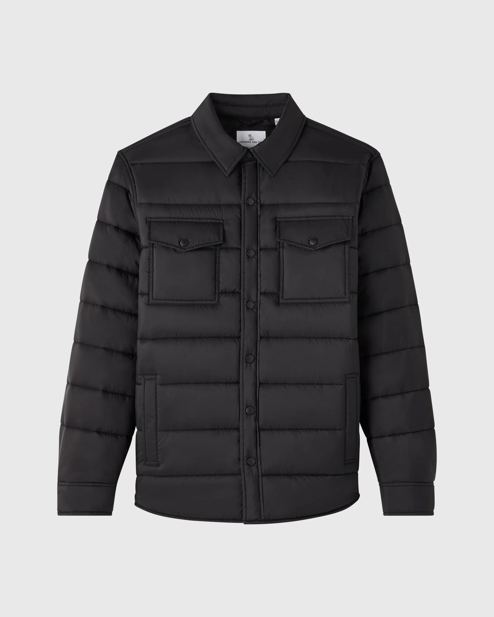 Nylon Quilted Shirt Jacket - Image 2
