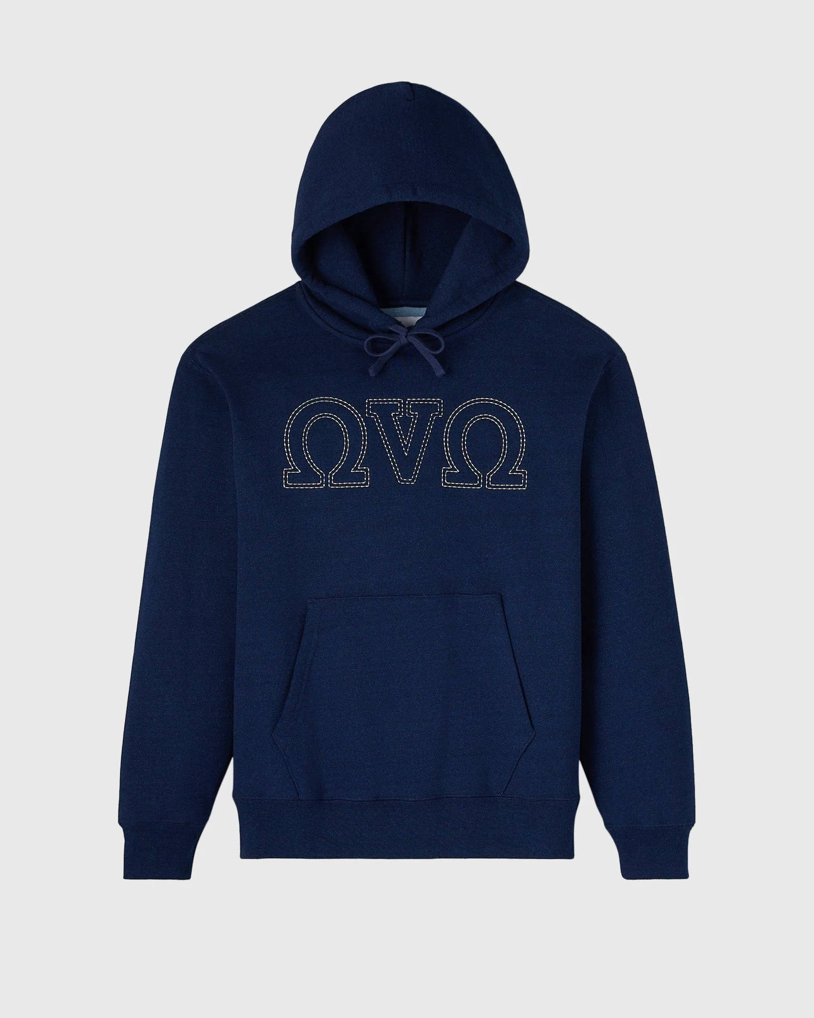 Omega Contrast Stitch Hoodie