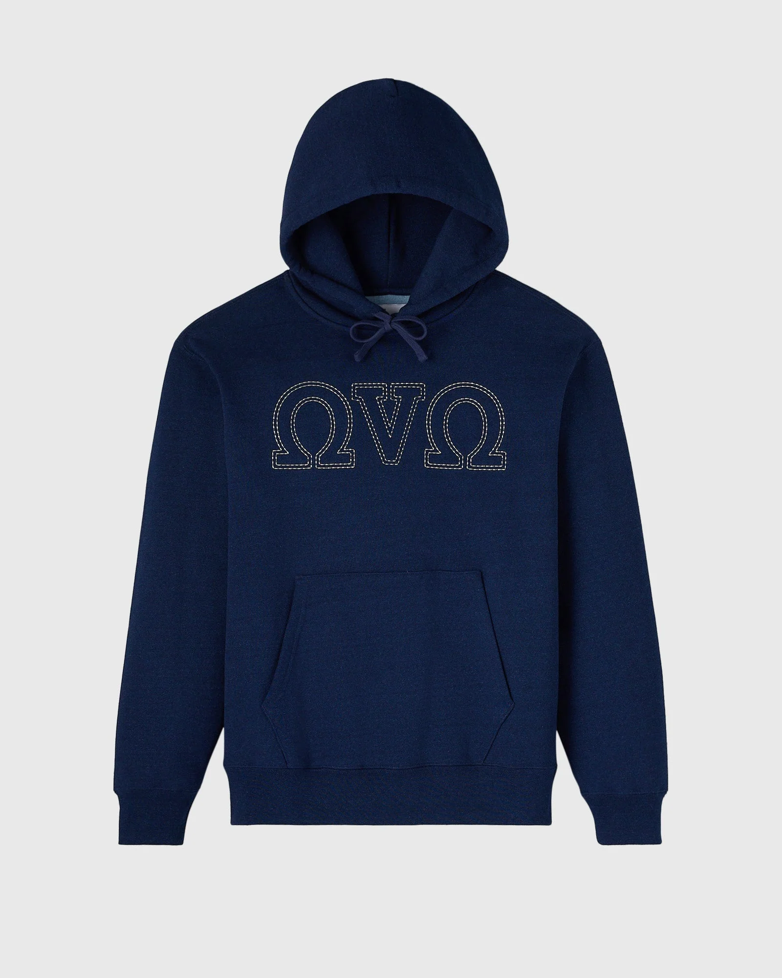 Omega Contrast Stitch Hoodie - Image 3