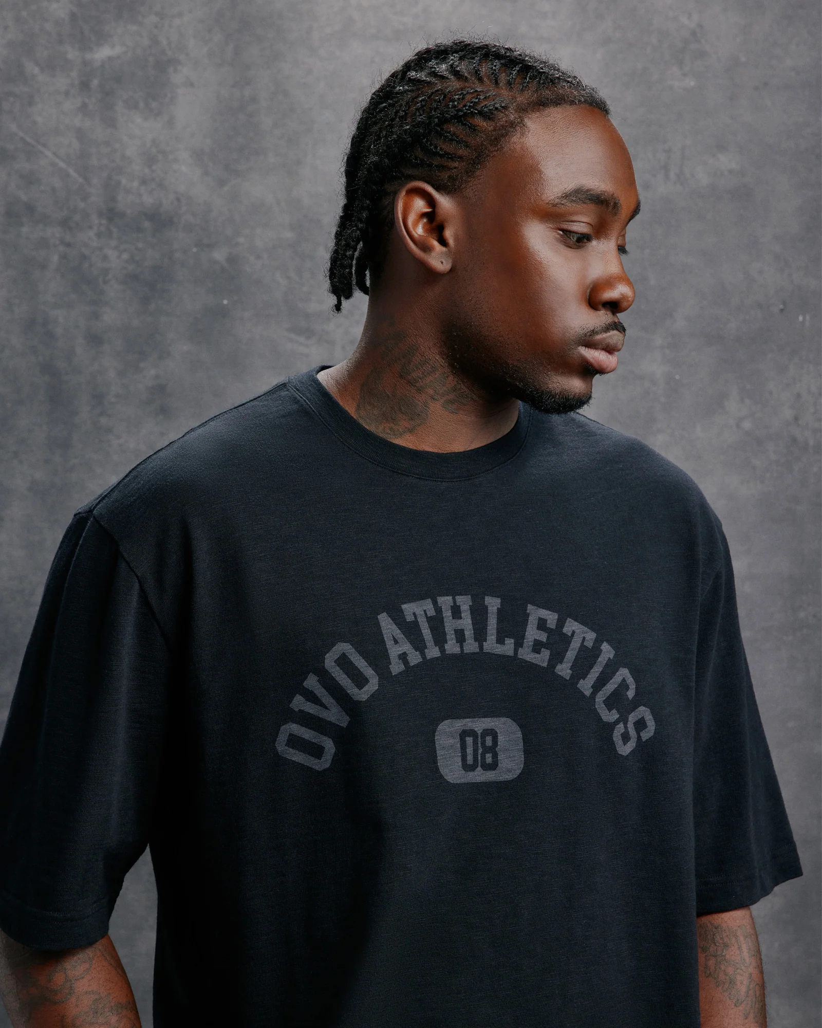 OVO Athletics Slub Tee - Black - Image 3