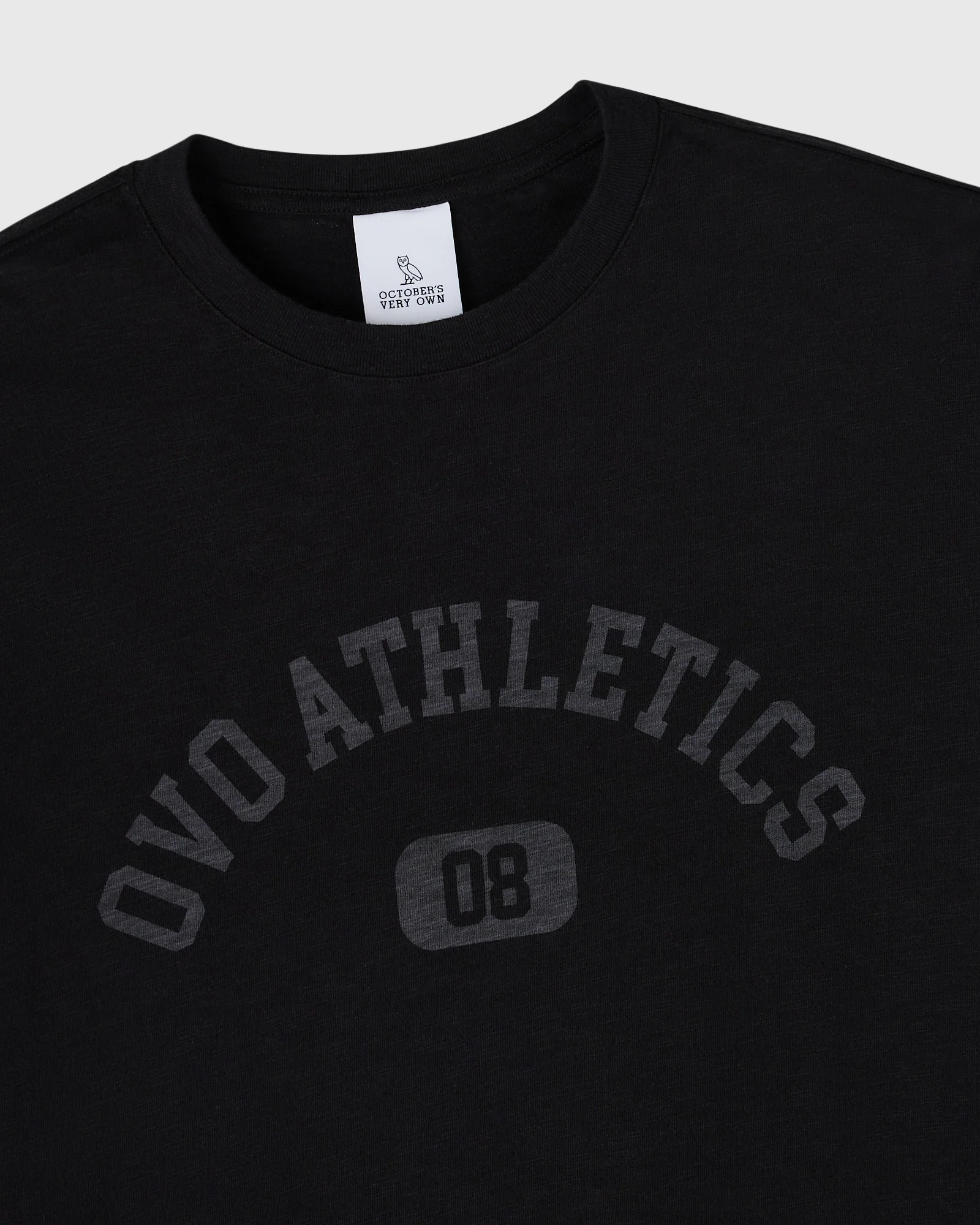 OVO Athletics Slub Tee - Black - Image 4