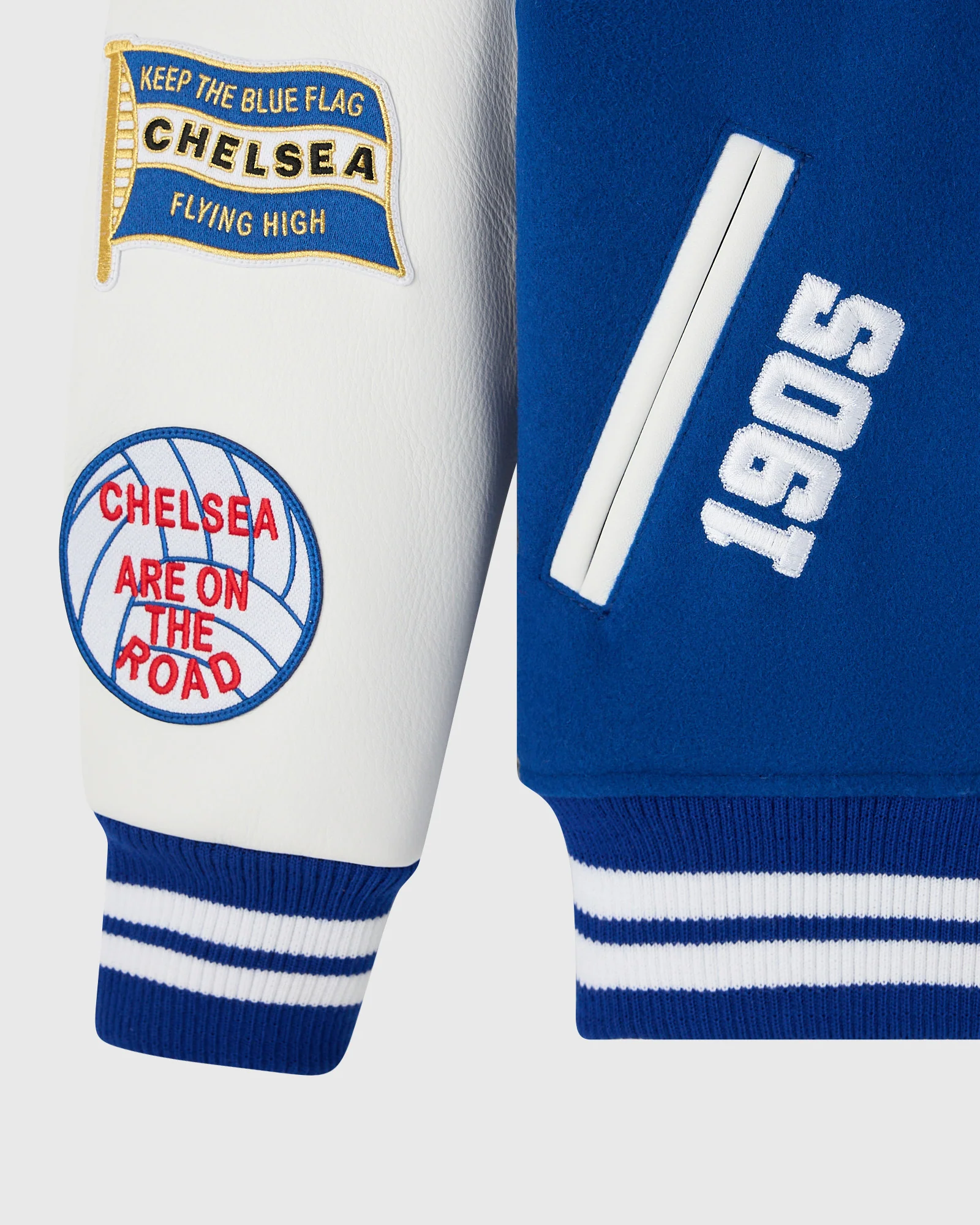 Chelsea FC Varsity Jacket - Blue - Image 14